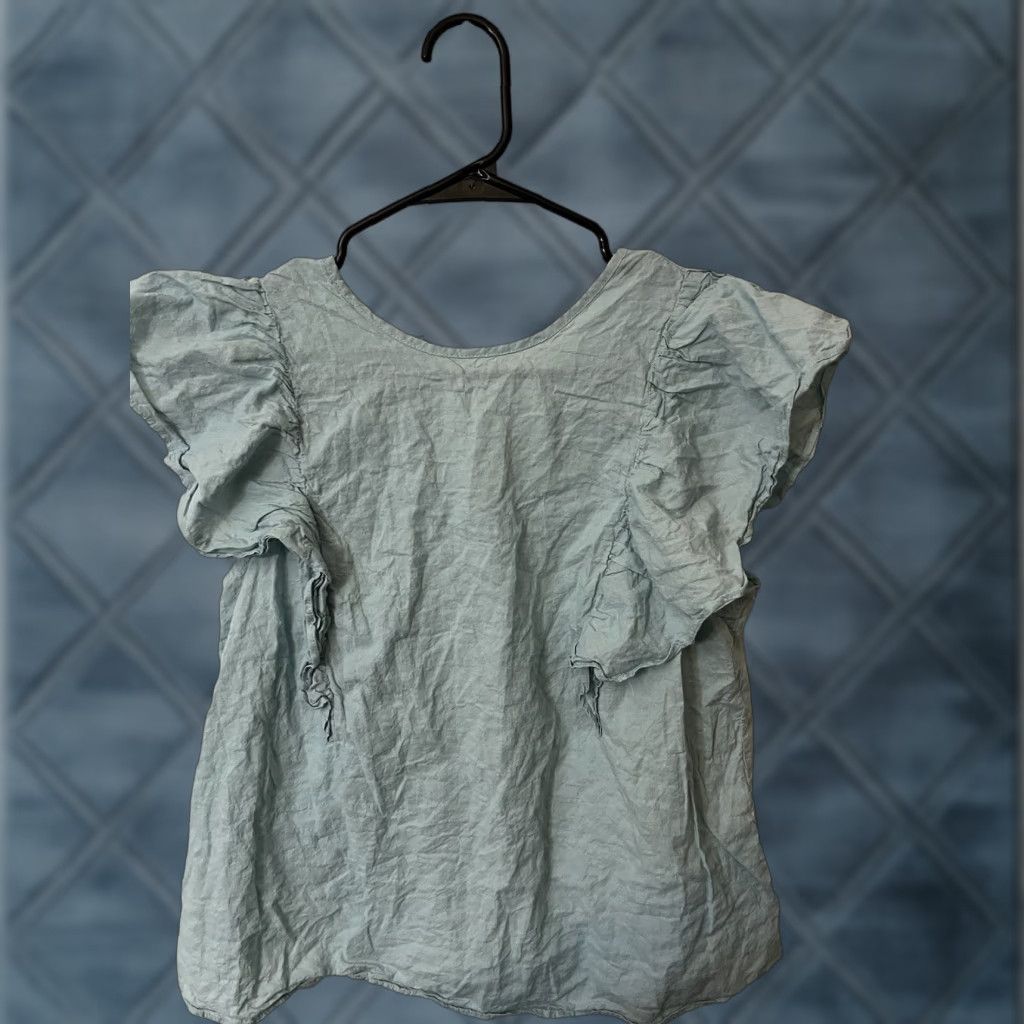 Vintage VINTAGE A New Day Blouse Women Medium Blue Crew Neck Short Sleeve Relaxed Casual Office Clothing Size M / US 6-8 / IT 42-44 - 1 Thumbnail