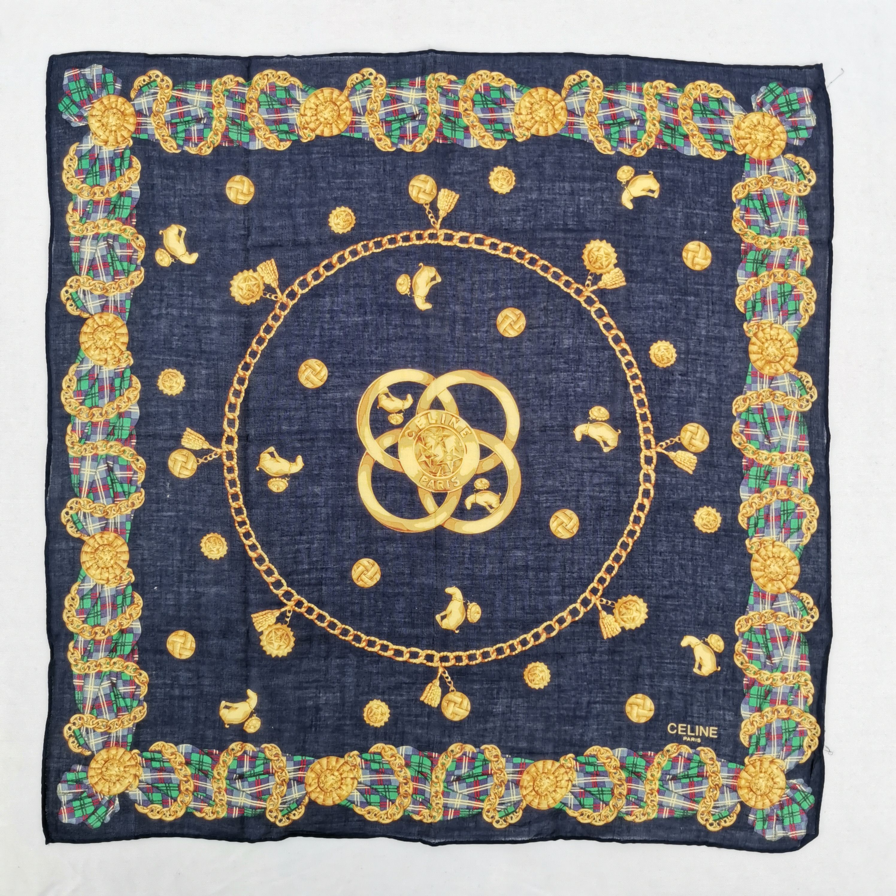 Celine Vintage CELINE Handkerchief Neckerchief Bandana Size ONE SIZE - 1 Thumbnail
