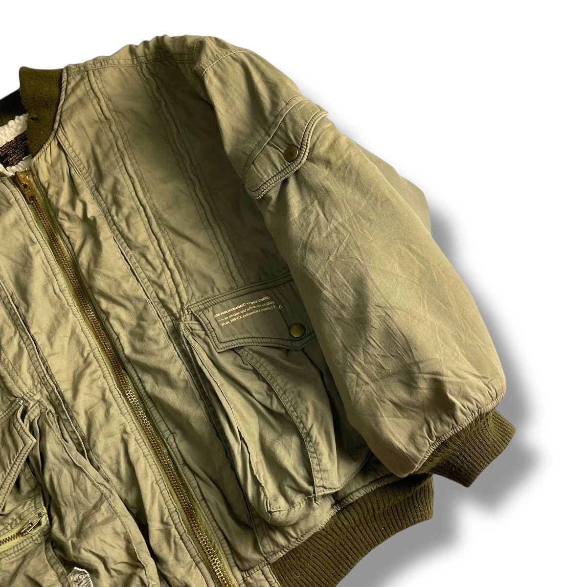 Buzz Rickson's 🇯🇵 VINTAGE 80s ALTERNATIVE MILITARY LINED SHERPA JACKET Size US M / EU 48-50 / 2 - 6 Thumbnail