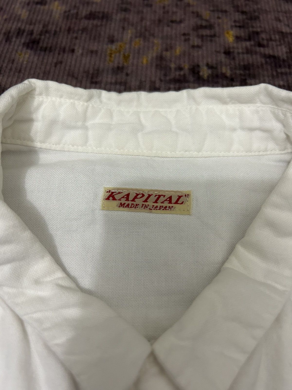 Kapital Kapital Long Sleeve Big Button White Shirt Size US M / EU 48-50 / 2 - 10 Thumbnail
