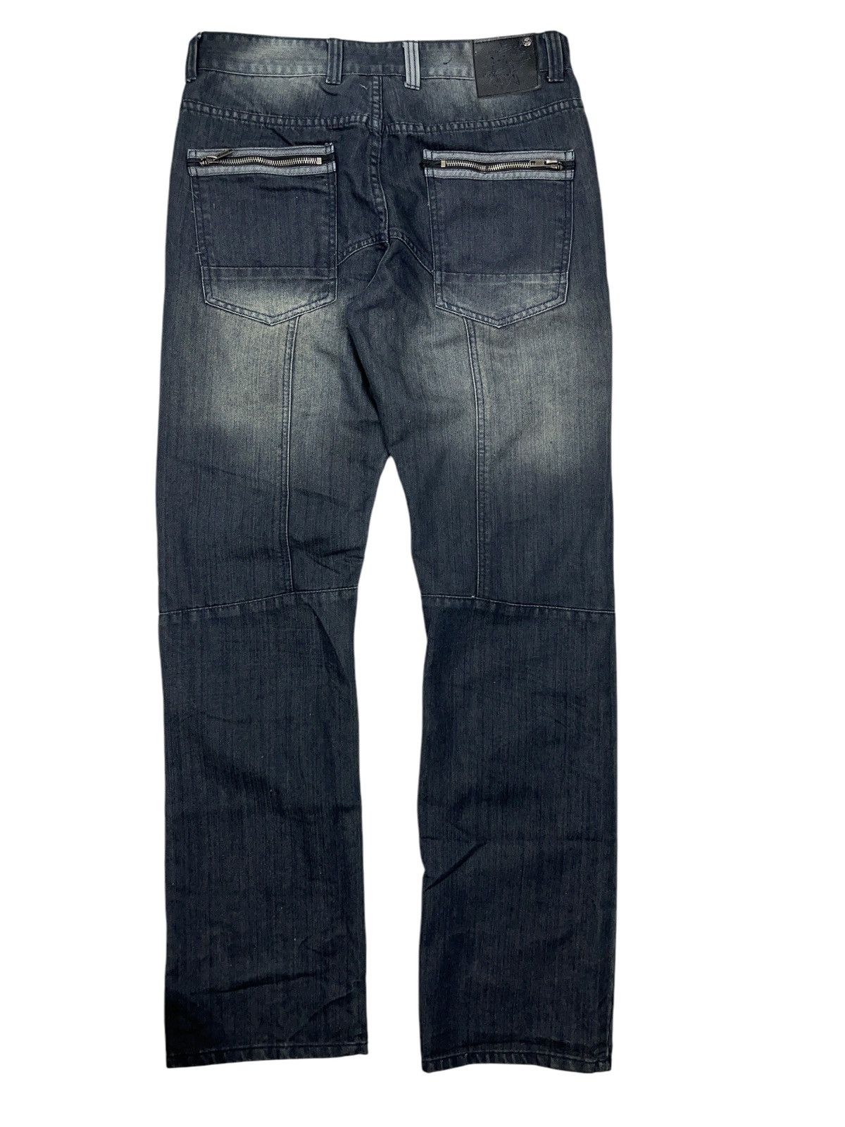 Japanese Brand × No Fear × Vintage Vintage y2k No Fear Washed Cargo Jeans Japanese Style Size US 32 / EU 48 - 2 Thumbnail
