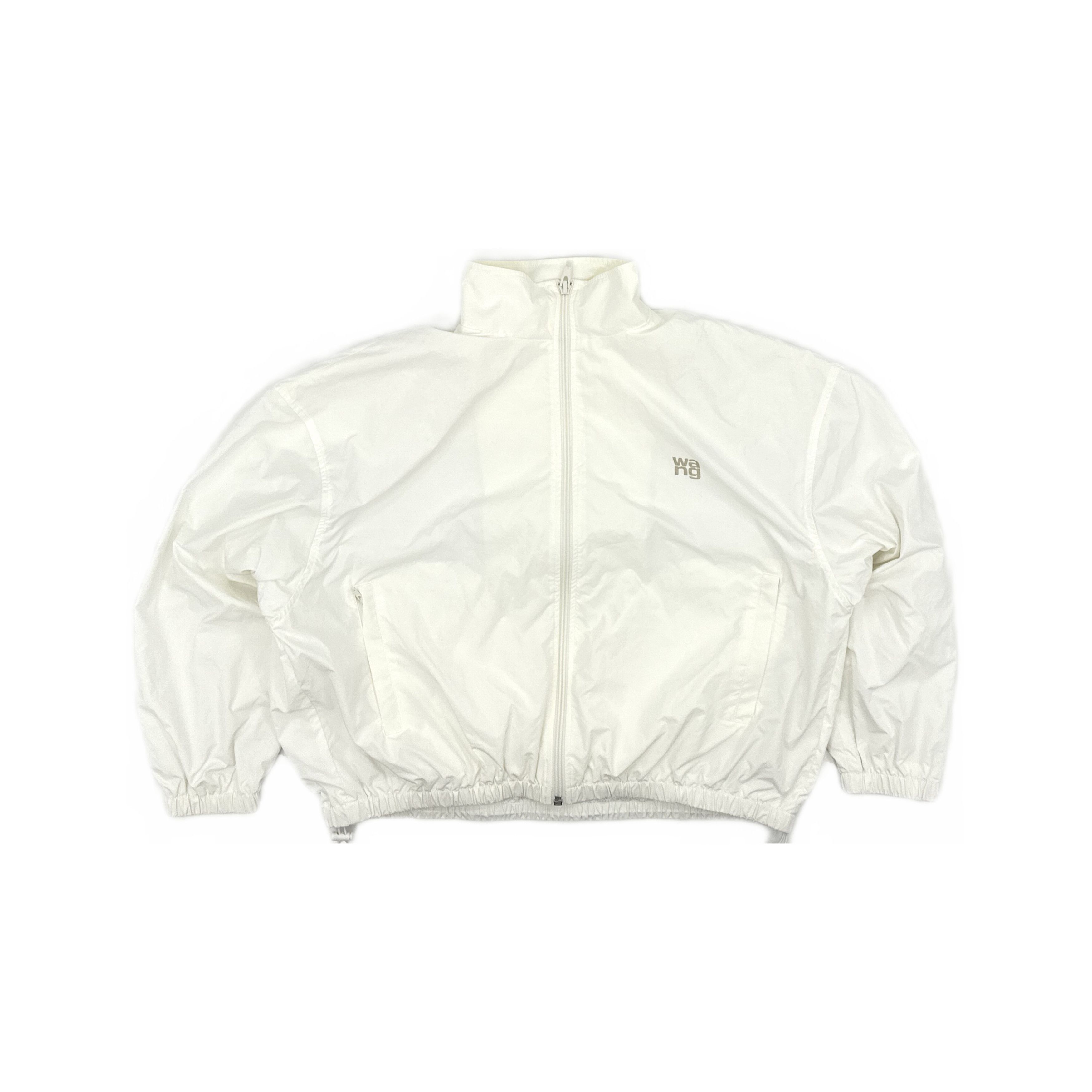 Alexander Wang Alexander Wang White Logo Zip Jacket Size XS Size XS / US 0-2 / IT 36-38 - 1 Thumbnail