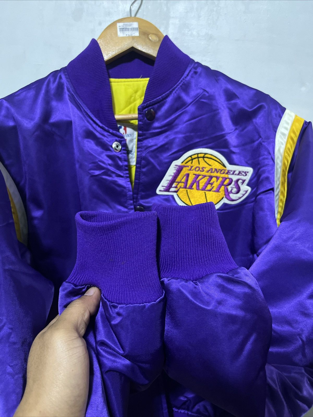 Starter Vintage Gen 1 Starter Varsity Jacket Lakers Size US M / EU 48-50 / 2 - 14 Thumbnail