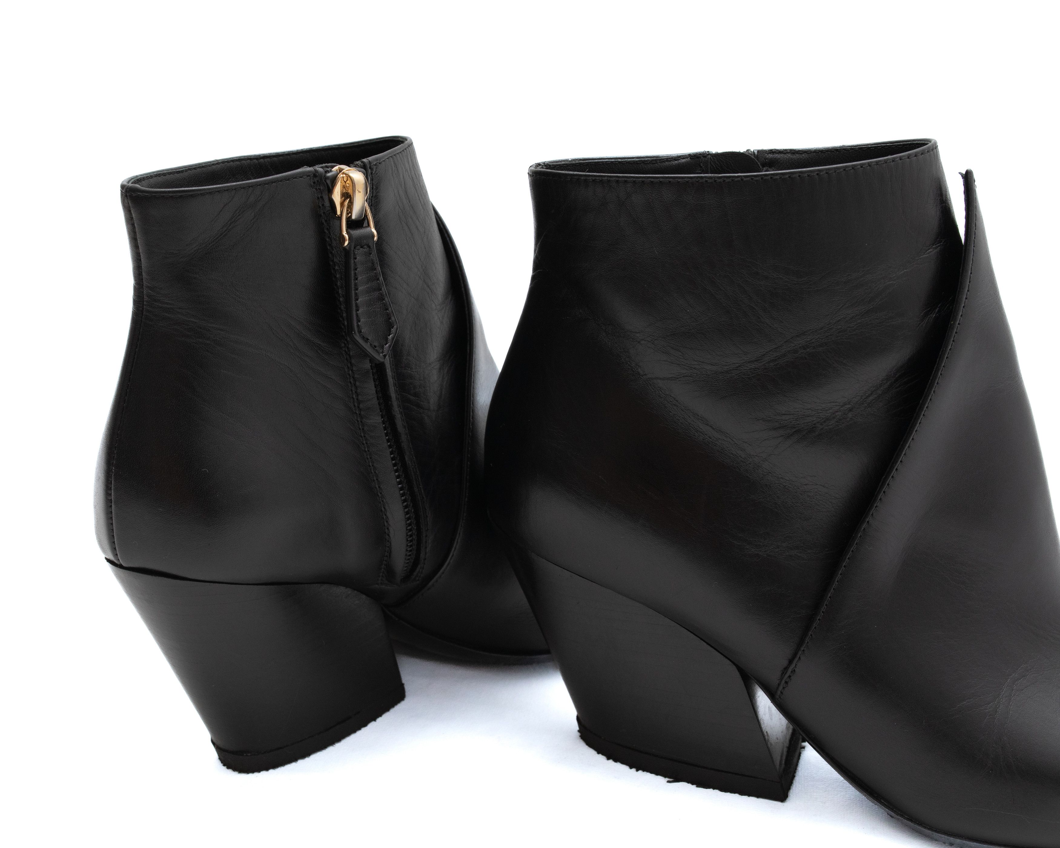 Burberry BURBERRY LONDON Ashlington Pointed Zip-Up Booties Size US 6.5 / IT 36.5 - 4 Thumbnail