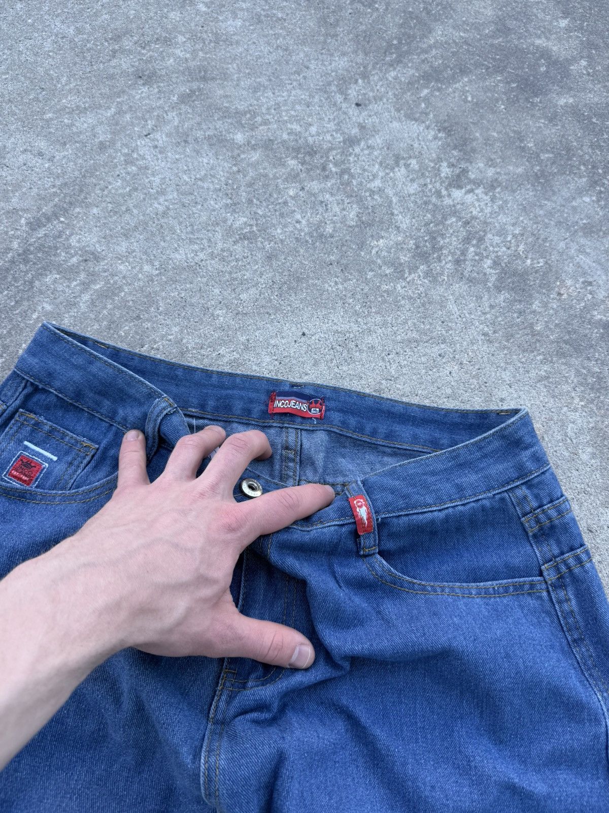 Vintage Vintage Y2K avantgarde streetwear wide oversized shorts Size US 32 / EU 48 - 9 Thumbnail