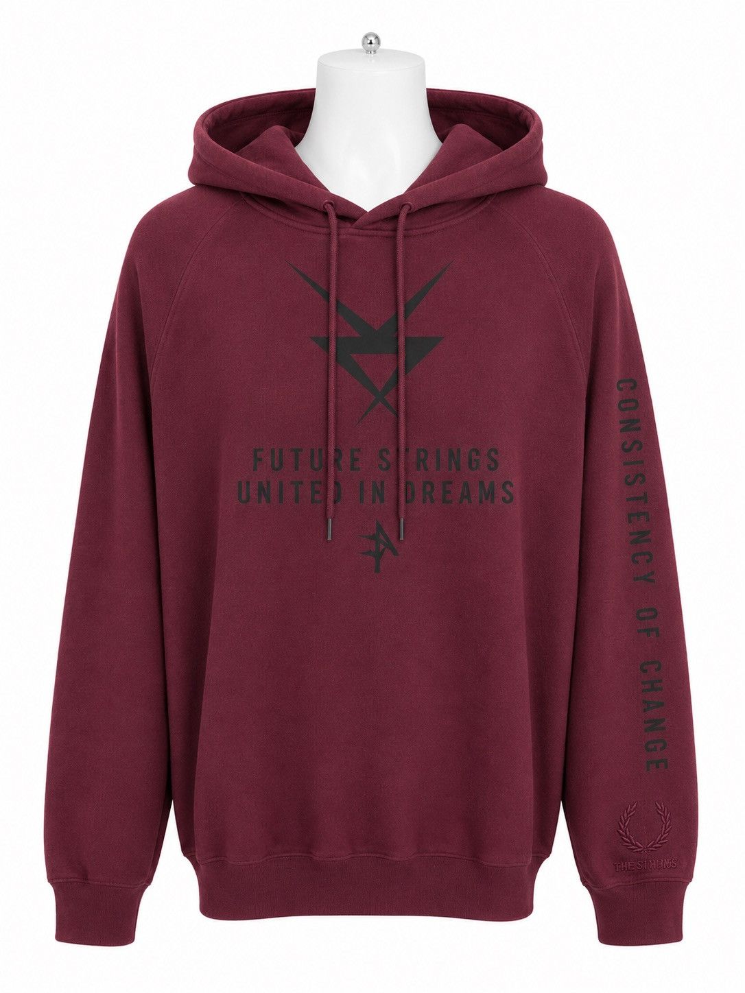 Fred Perry × Raf Simons Raf Simons x Fred Perry Burgundy Hoodie L BNWT Size US L / EU 52-54 / 3 - 1 Thumbnail