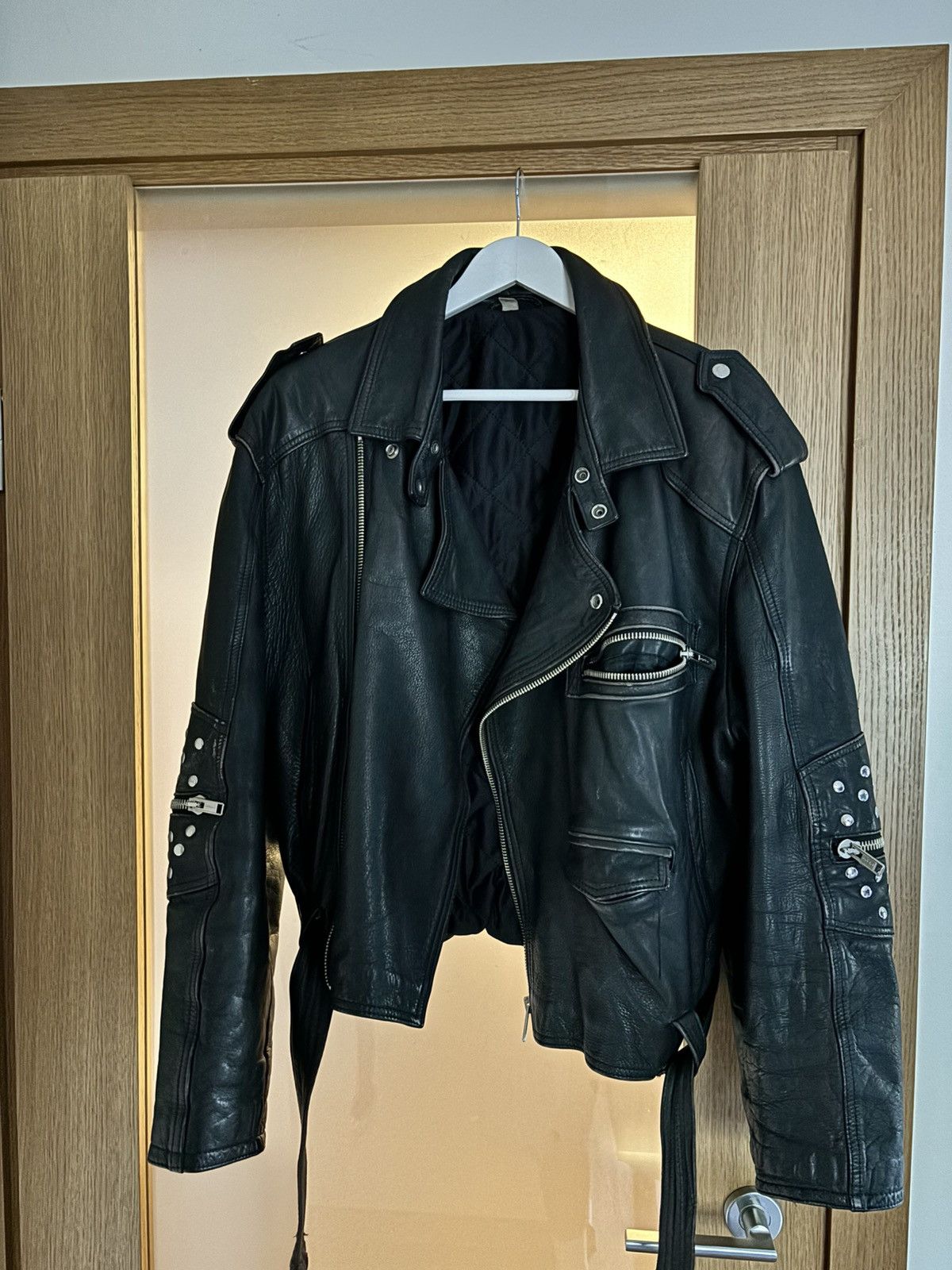 Vintage Real Leather Jacket Size XXL / US 16-18 / IT 52-54 - 1 Thumbnail