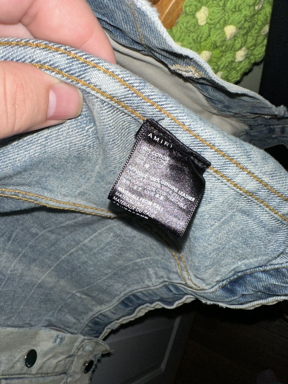 Amiri AMIRI JEAN JACKET Size US XL / EU 56 / 4 - 7 Thumbnail