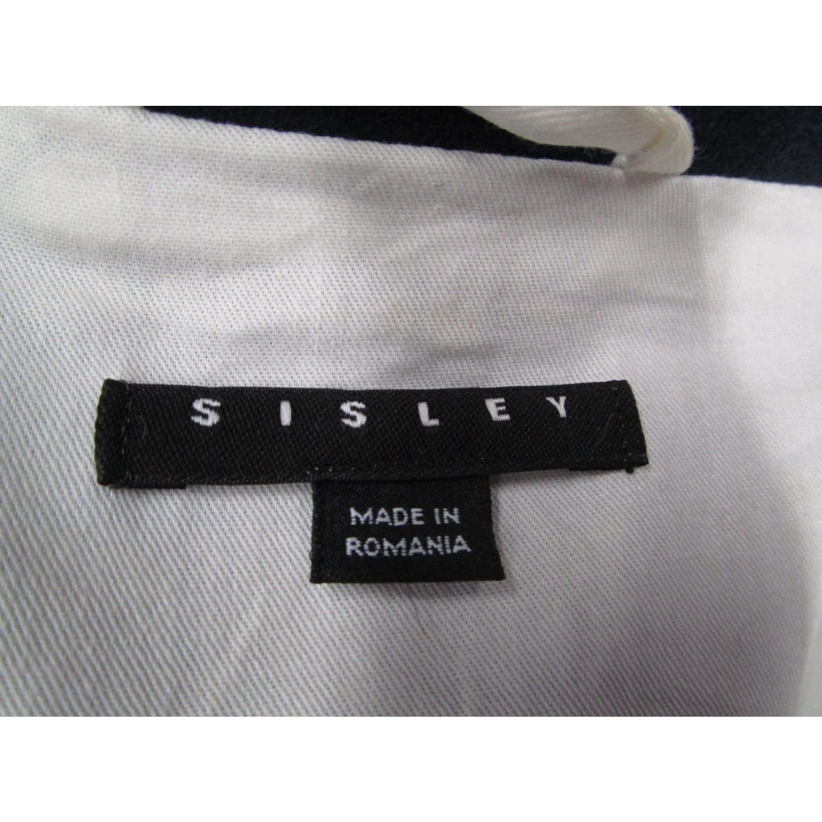 Sisley Sisley Jacket Mens 54 Blue Wool Military Double Breasted Epaulets Stand Collar Jacket Size US L / EU 52-54 / 3 - 3 Thumbnail