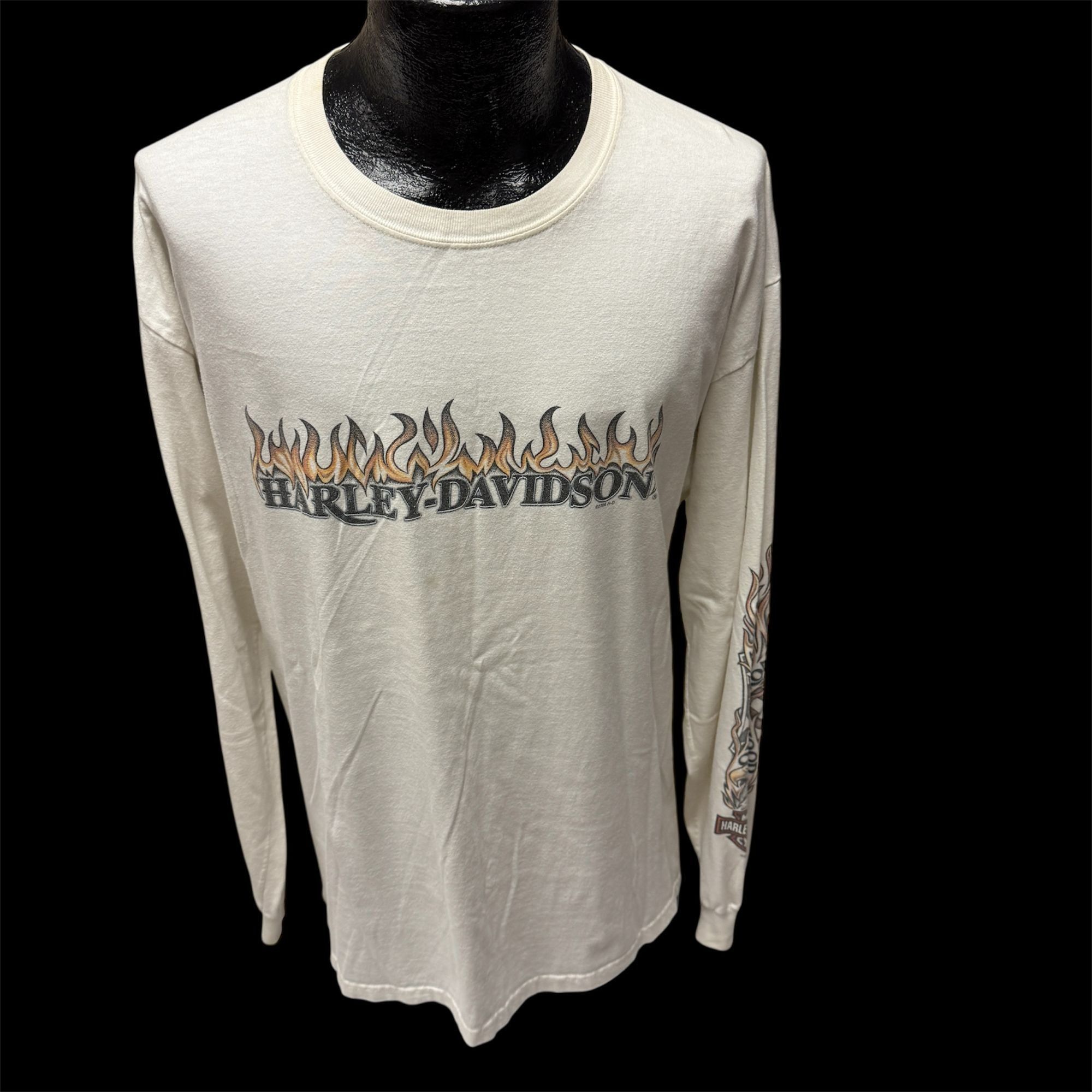 Harley Davidson HD Pikes Peak Colorado Springs WILDLIFE Wolf Bear Eagle LS T Size US XL / EU 56 / 4 - 2 Thumbnail