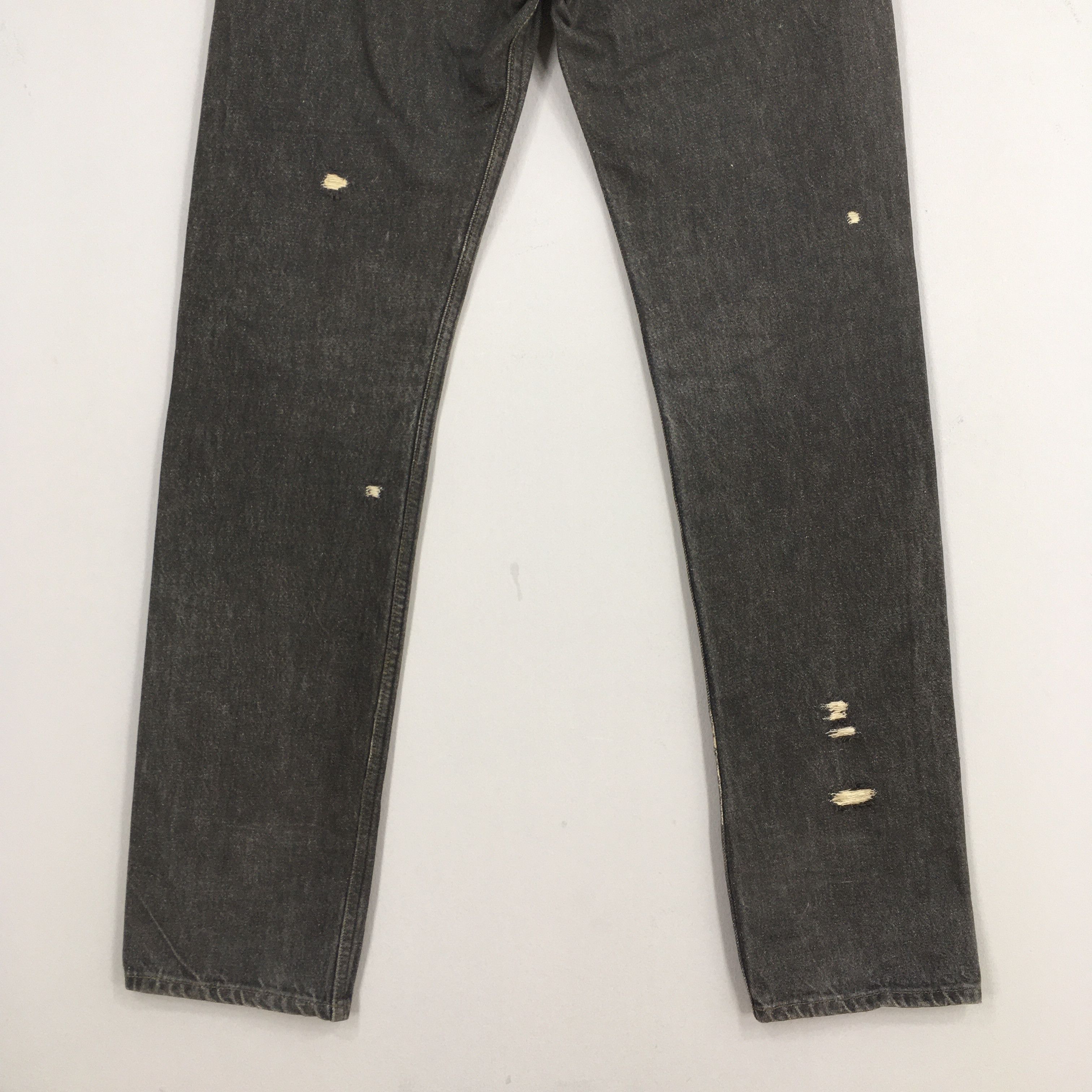 Levi's Size 29x32.5 Vintage 90s Levi's 501 Black Jeans S980 Size US 29 - 10 Thumbnail