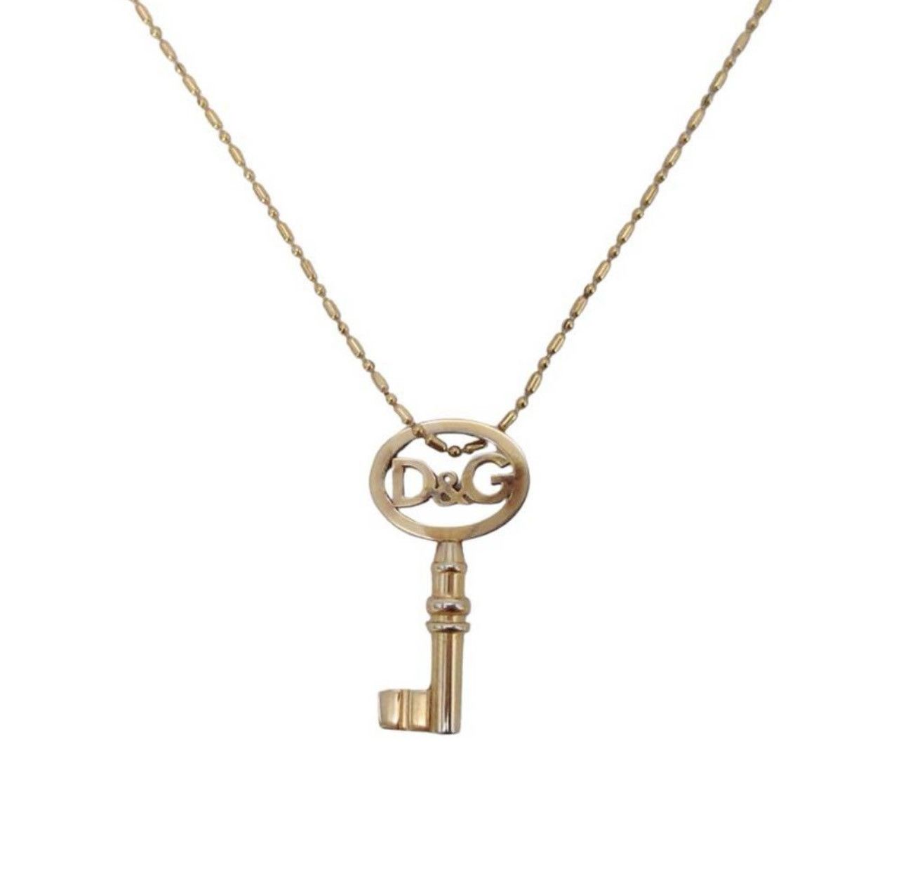 Dolce & Gabbana D&G Dolce & Gabbana Archival Logo Key Necklace Size ONE SIZE - 1 Thumbnail