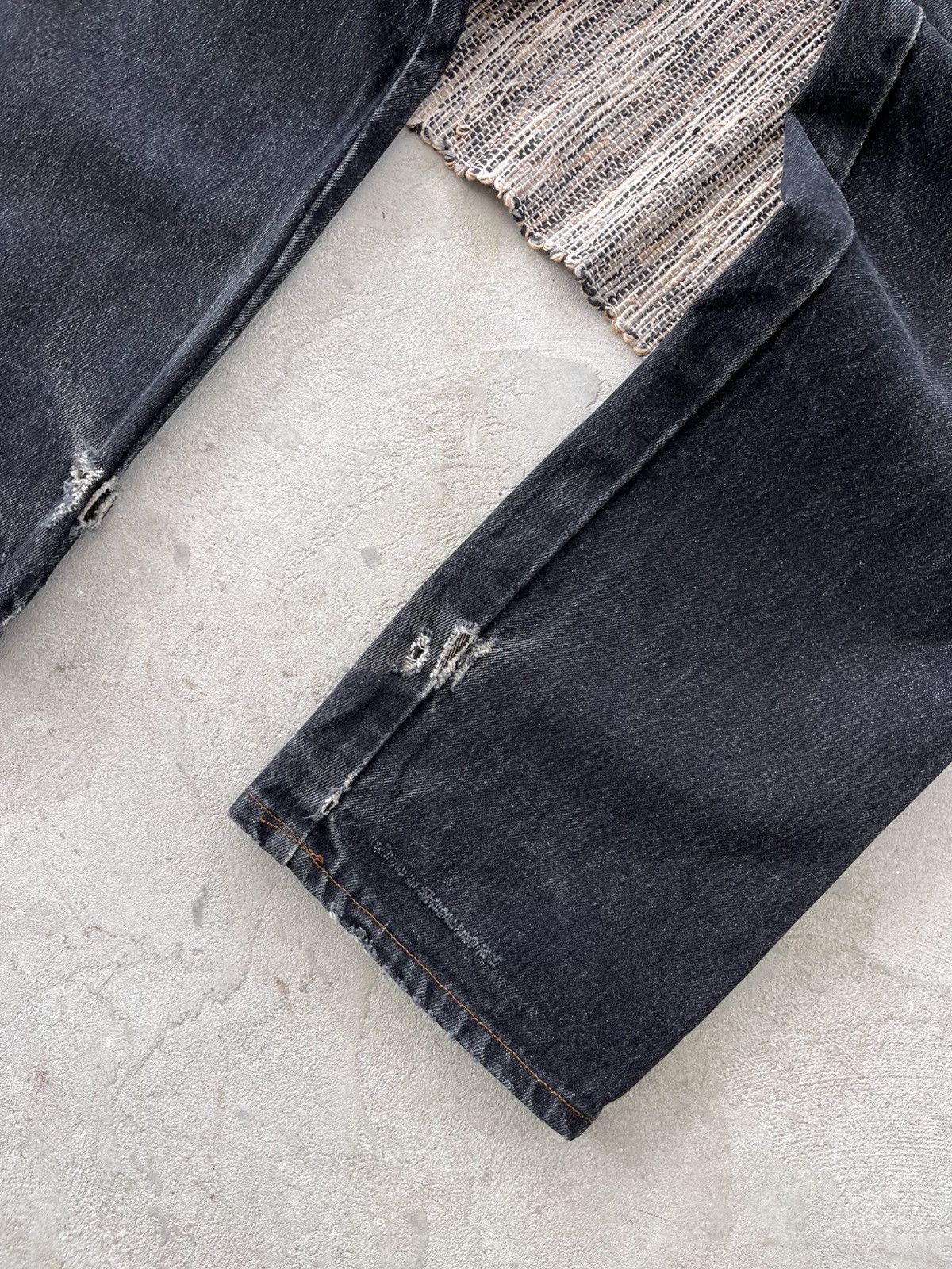Cowboy Equipment Vintage Cowboy Denim Jeans Black Grey Marlboro Pants Y2K Size US 32 / EU 48 - 7 Thumbnail