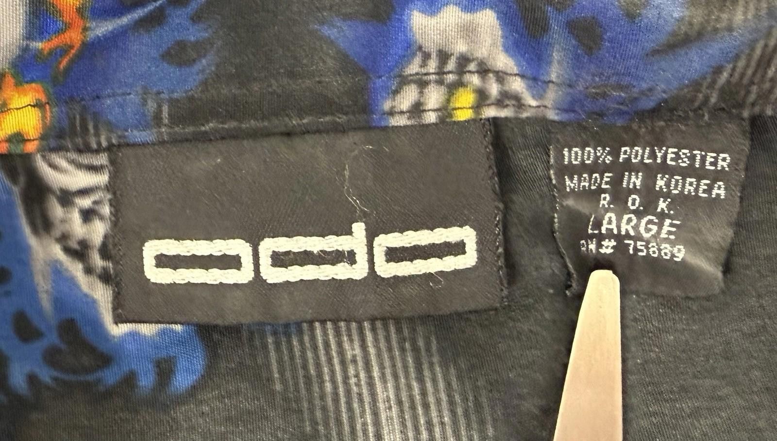 Other Vintage Odo Y2K Grunge Button Up Shirt Flames Skulls Large Size US L / EU 52-54 / 3 - 5 Thumbnail