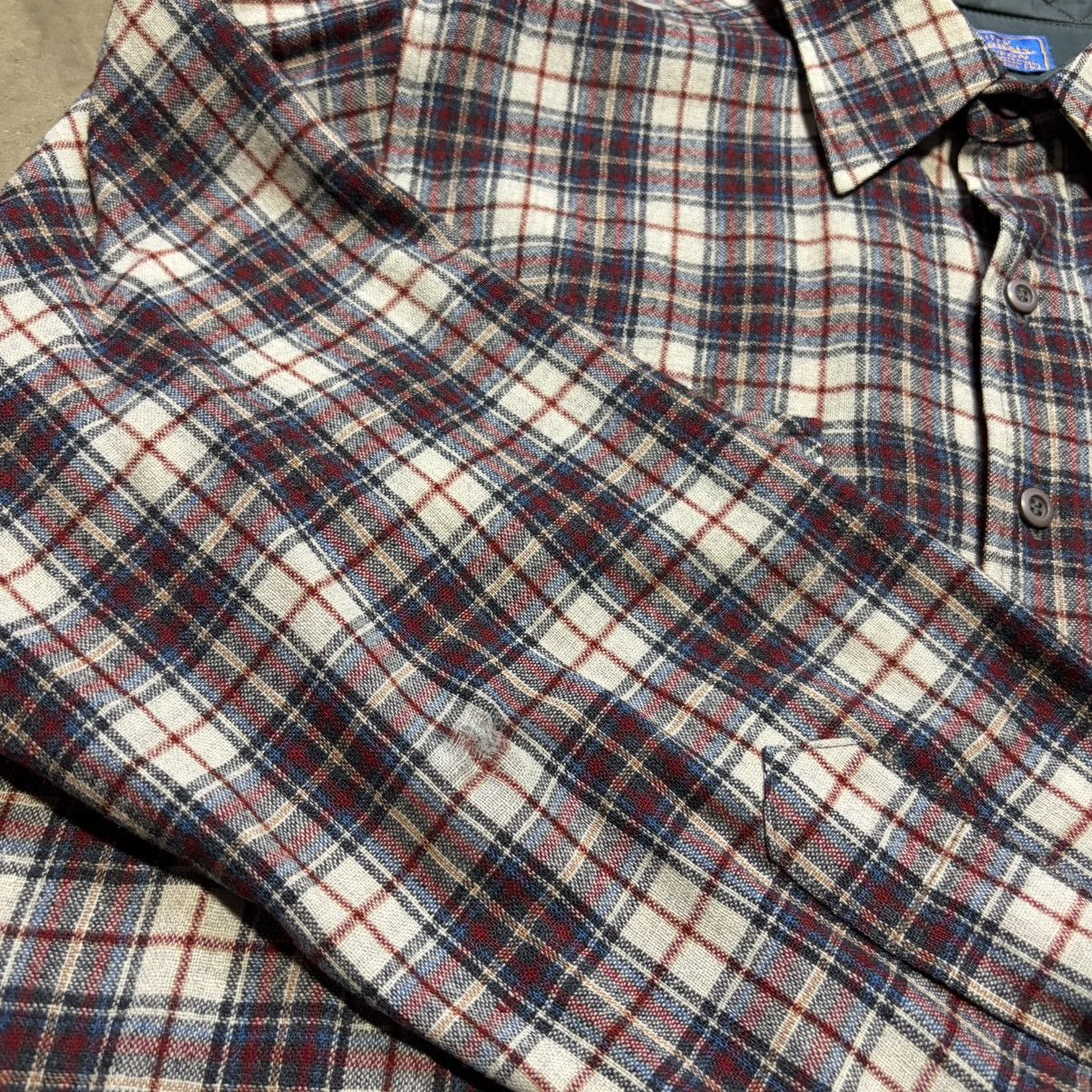 Pendleton Vintage Pendleton Plaid Flannel Shirt Virgin Wool Western Size US L / EU 52-54 / 3 - 8 Thumbnail