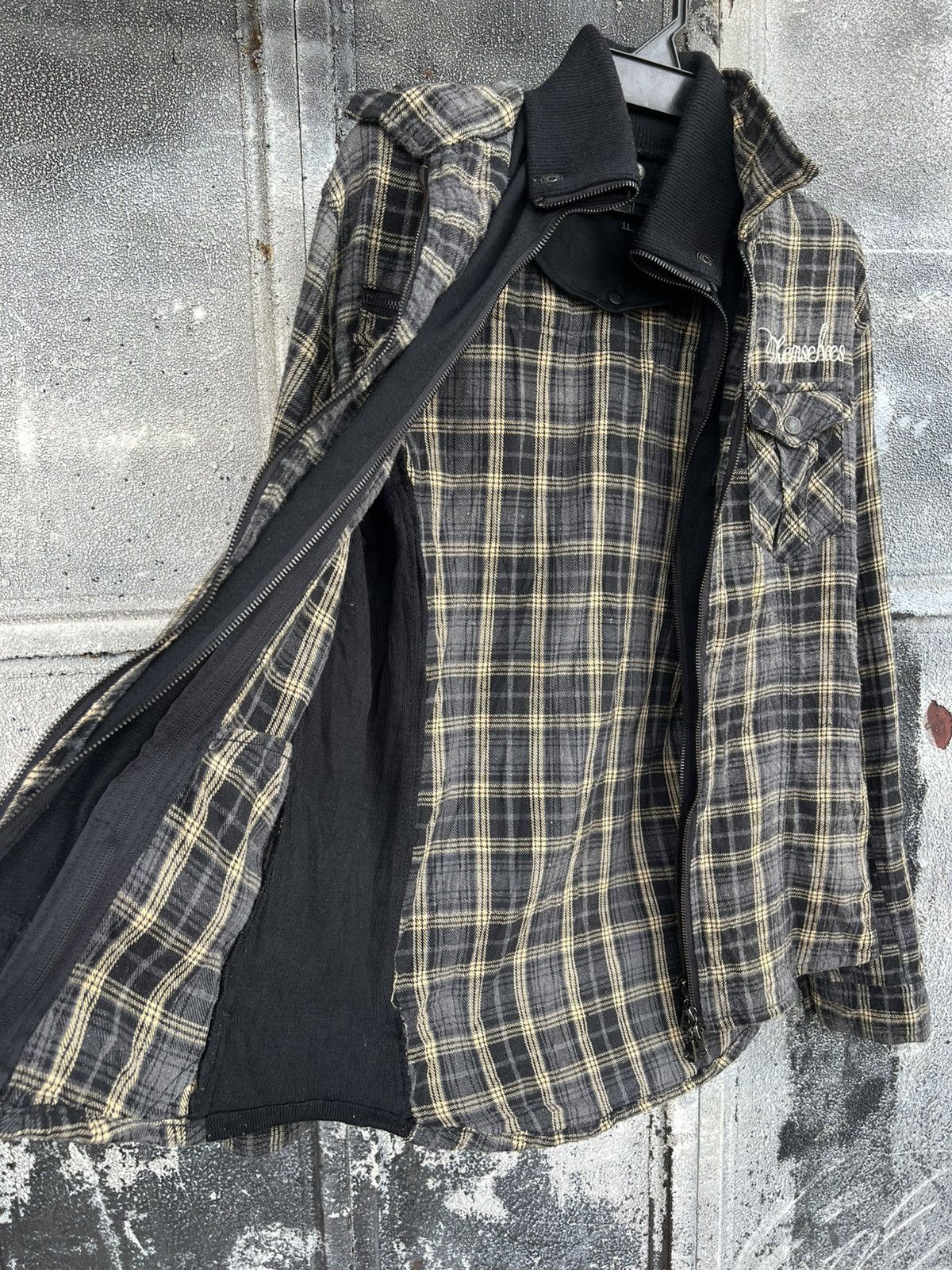 In The Attic Inthe Attic Double Collar Zipper Jacket Size US L / EU 52-54 / 3 - 6 Thumbnail