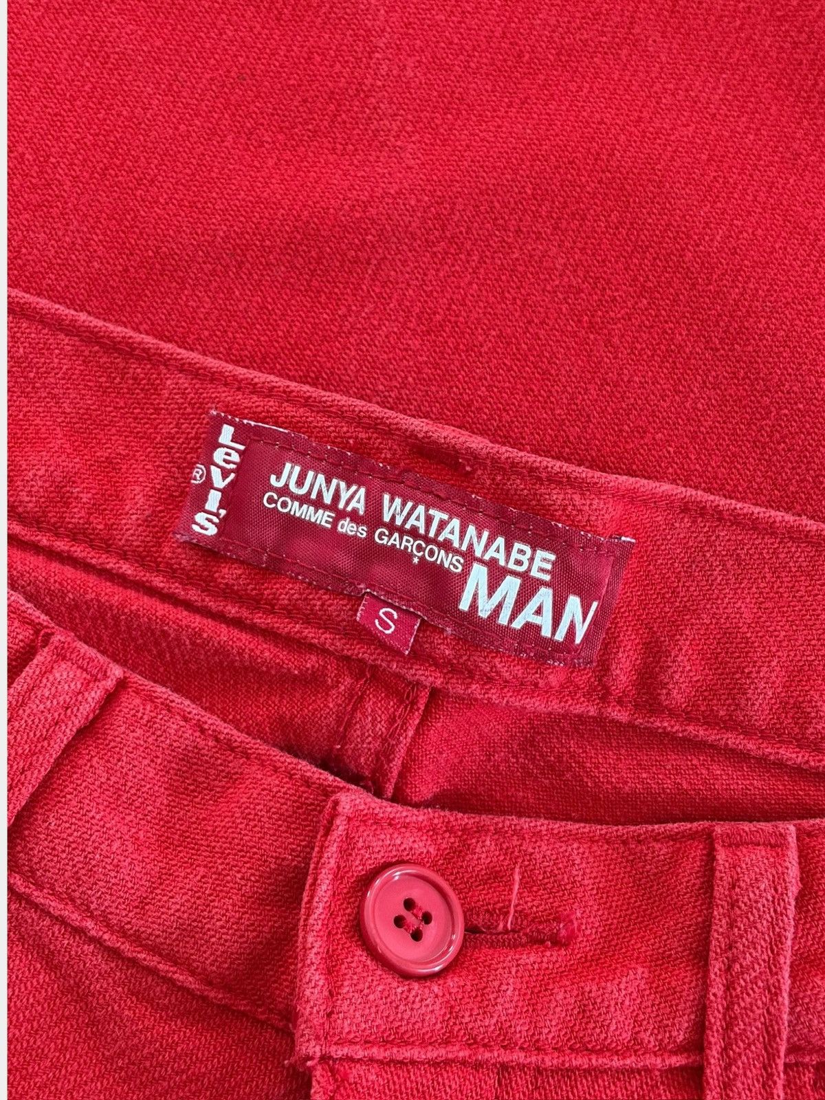 Junya Watanabe Junya Watanabe x Levi’s FW02 poem red denim Size US 30 / EU 46 - 4 Thumbnail