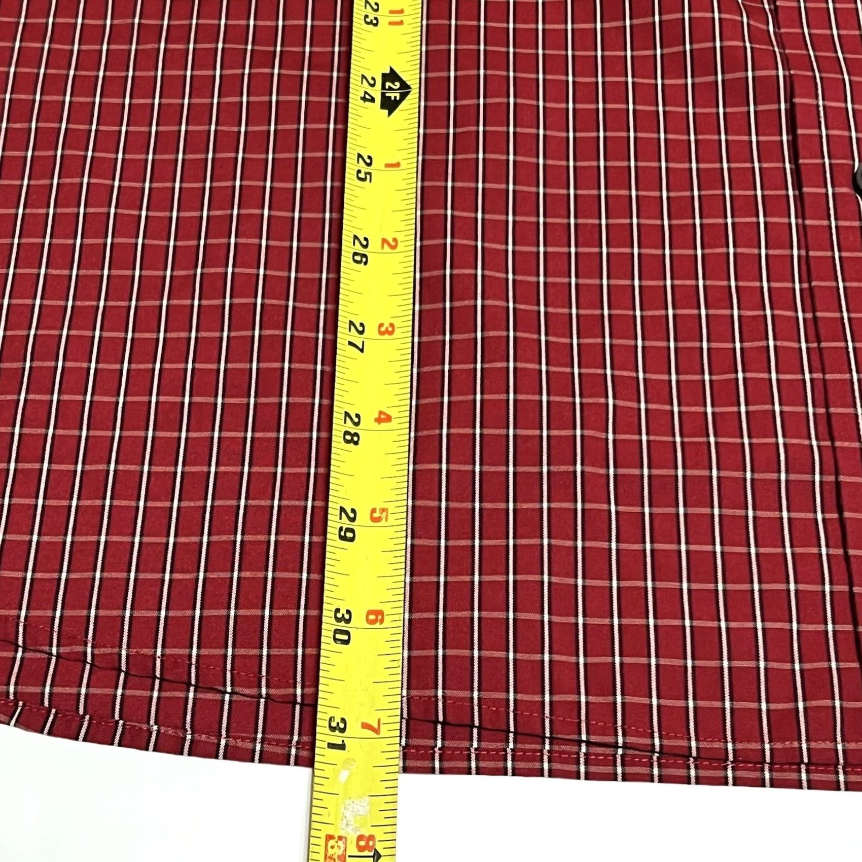 Eddie Bauer Eddie Bauer Button-Down Shirt XL Red Check Mens Wrinkle Resistant Non-Iron Easy Care Pocketed Classic Cotton Twill Shirt Size US XL / EU 56 / 4 - 6 Thumbnail