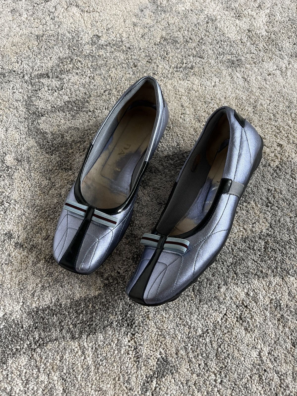 Prada Prada S/S2000 leather ballerines Size US 6.5 / IT 36.5 - 1 Thumbnail
