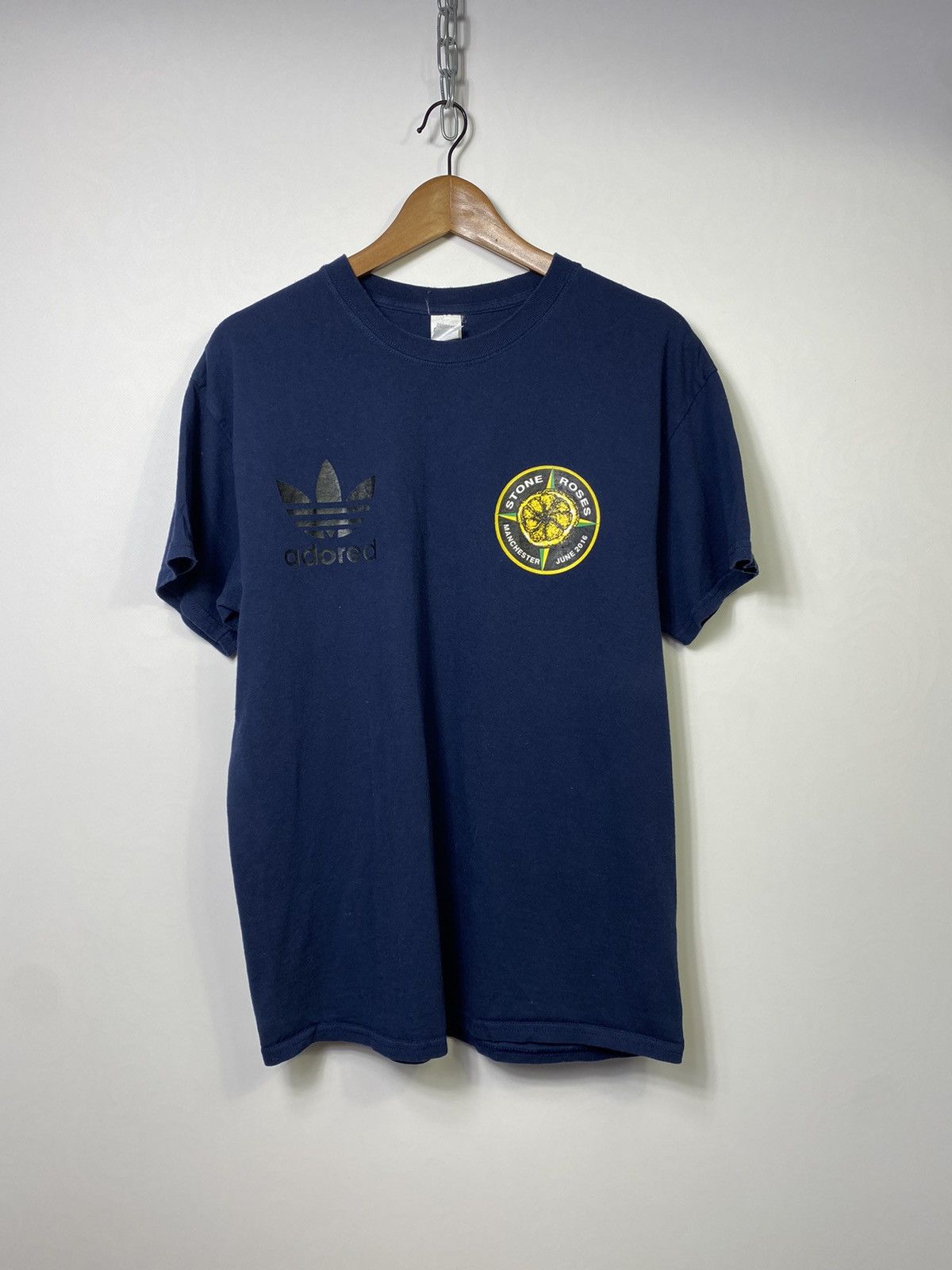 Band Tees × Vintage Stone Roses Adored Stone Island Style Band Tour T-shirt Tee Size US L / EU 52-54 / 3 - 1 Thumbnail