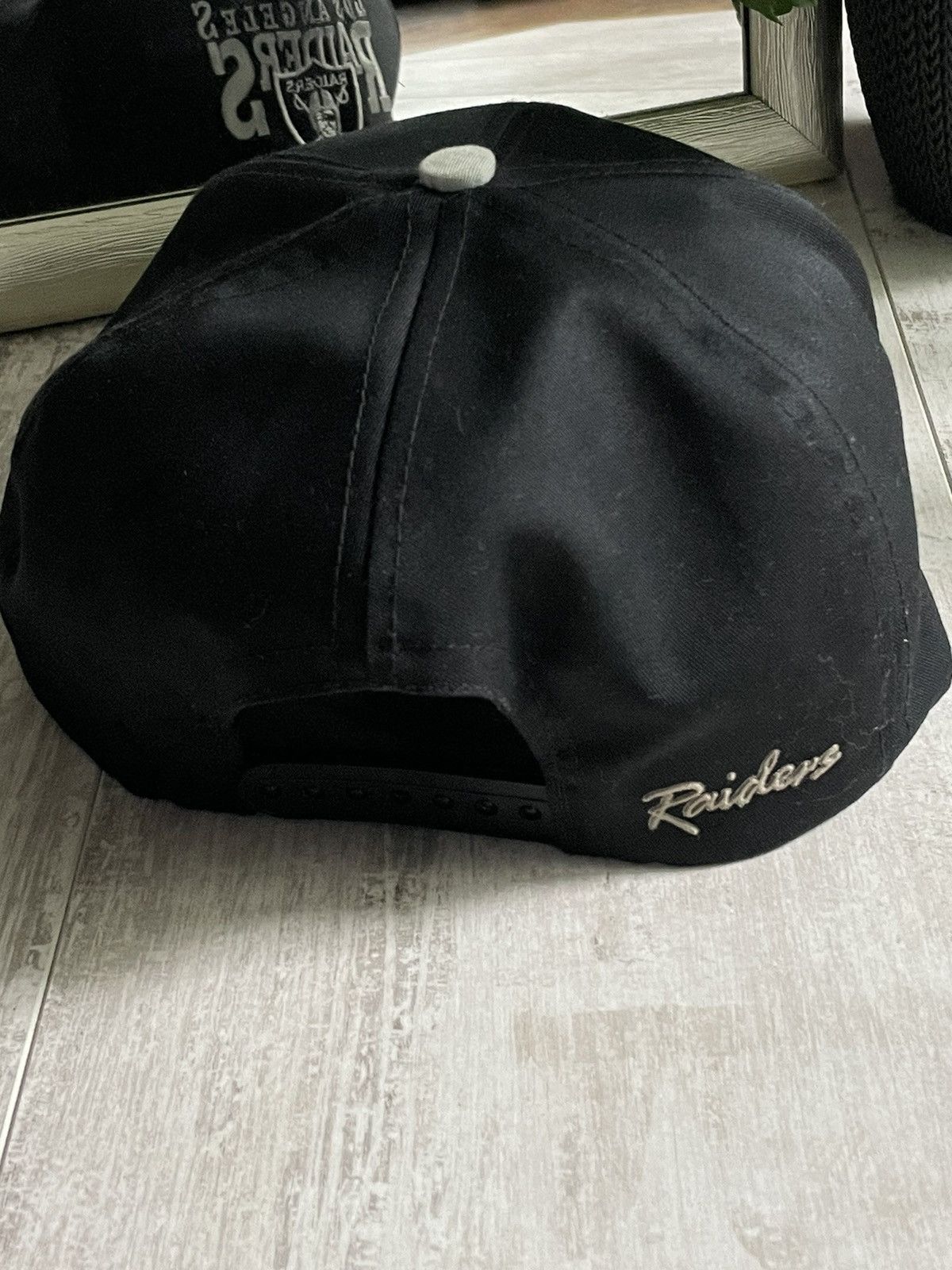 NFL × Vintage 💥RARE💥Vintage 90’s Oakland Raiders Signature Hat Cap Black Size ONE SIZE - 4 Thumbnail