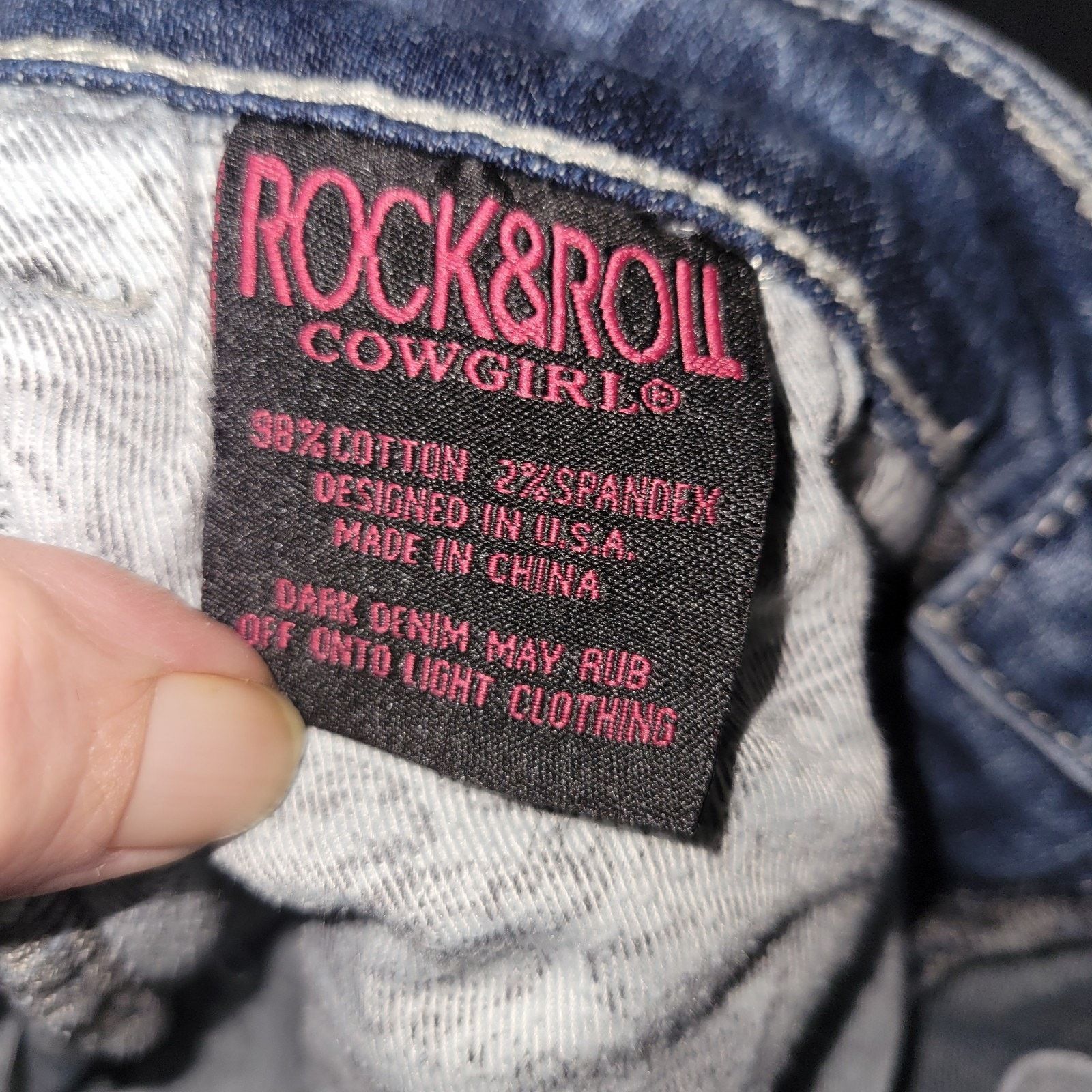 & Other Stories Rock N Roll Cowgirl Original Low Rise Jeans Size 28 x 30 Size 28" / US 6 / IT 42 - 9 Thumbnail