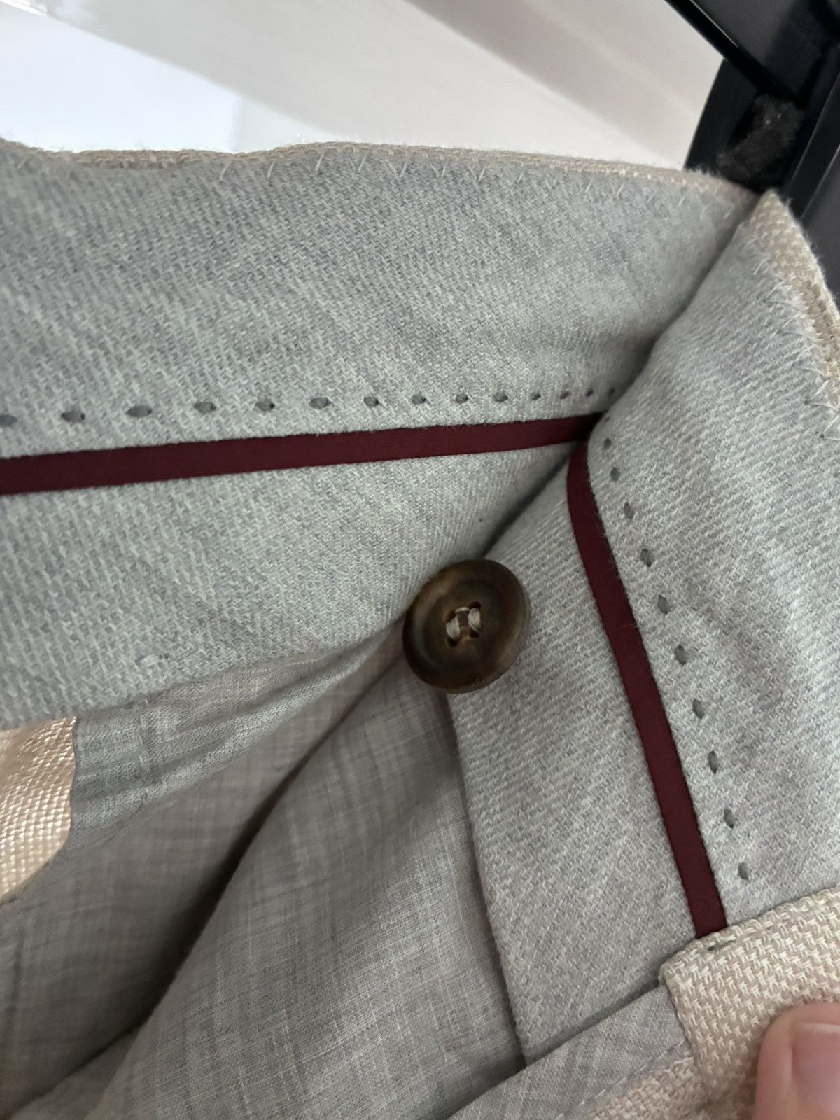 Brunello Cucinelli Brunello cucinelli linen drawstring trousers w32 size 48 Size US 32 / EU 48 - 8 Thumbnail