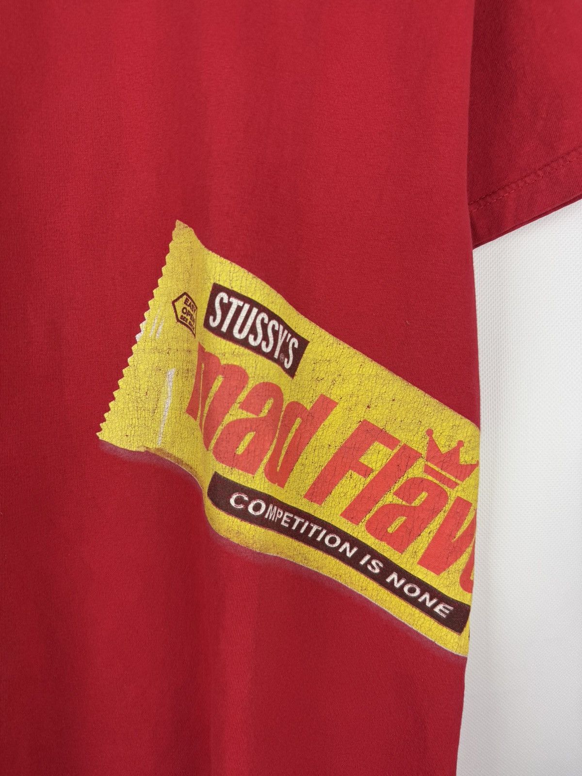 Stussy × Vintage Stussy Mad Flavor Vintage Y2K Men’s Big Logo T Shirt Size L Size US L / EU 52-54 / 3 - 8 Thumbnail