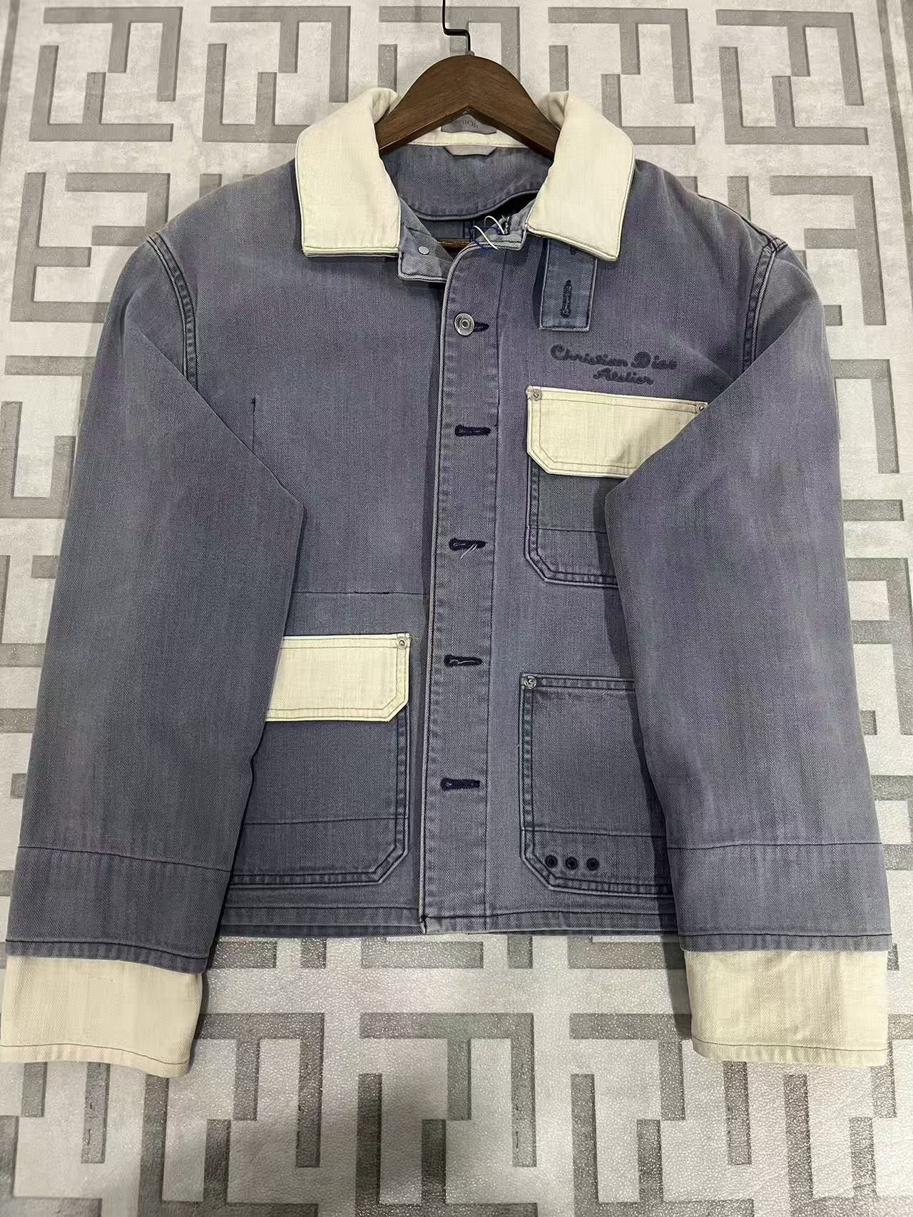 Dior Dior Atelier Contrast Pocket Cotton Jacket Size S Size US S / EU 44-46 / 1 - 1 Thumbnail