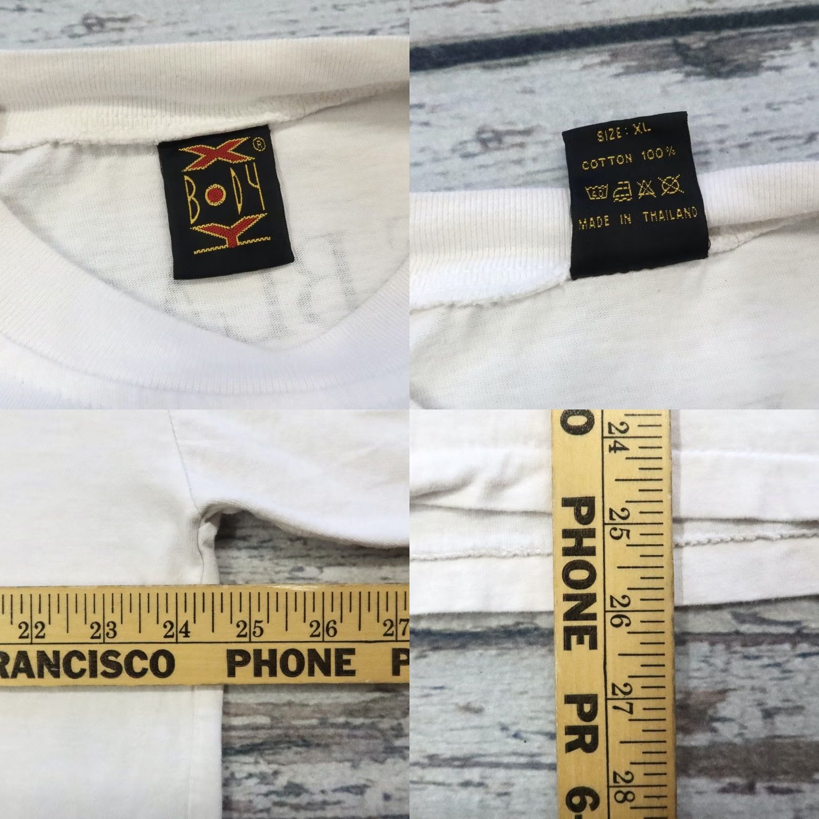 Vintage Vintage Adventures of Tin Tin Land of Black Gold TShirt XL White - Nike Shirt Style? Size US XL / EU 56 / 4 - 8 Thumbnail
