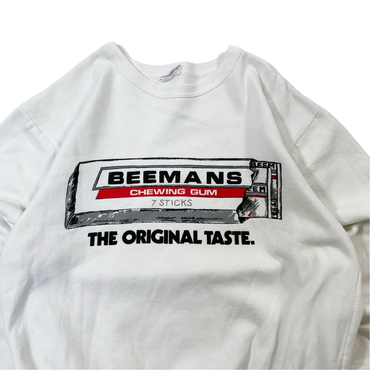Vintage Vintage 90s Beemans Chewing Gum Graphic Promo Sweater Size US M / EU 48-50 / 2 - 2 Thumbnail