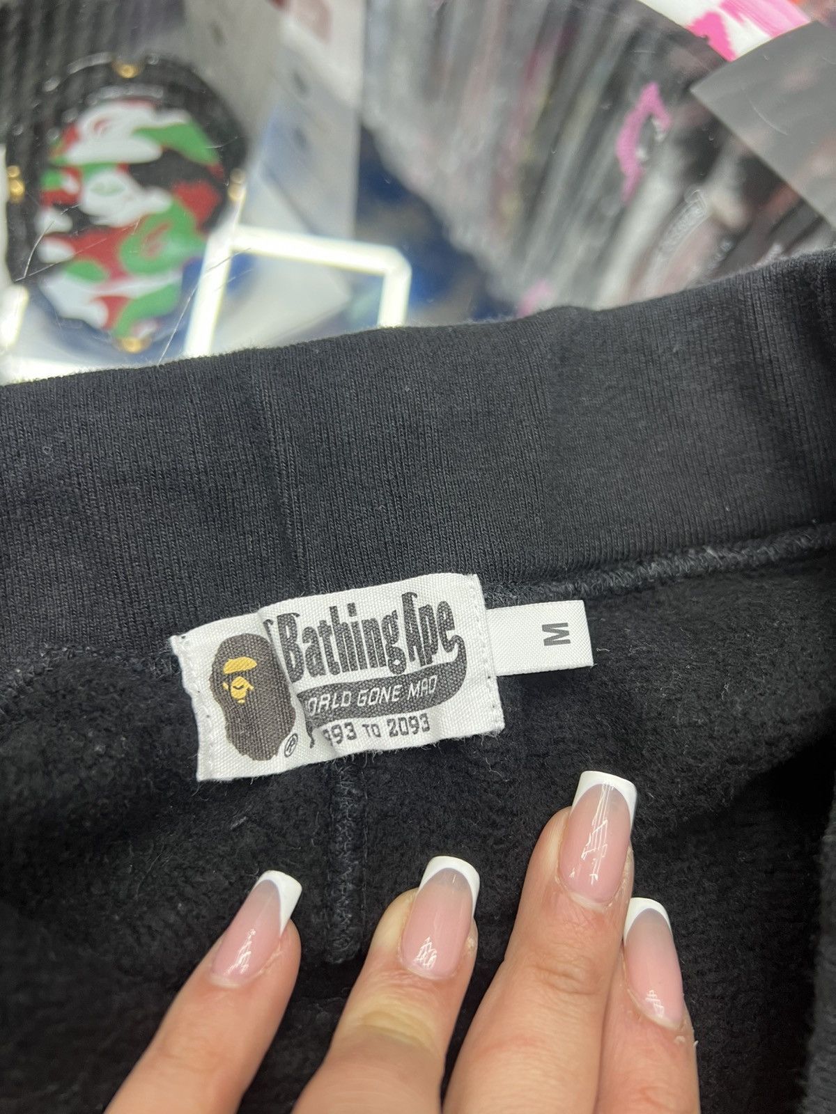 Bape Bape Black Jogger Pants Size US 30 / EU 46 - 5 Thumbnail