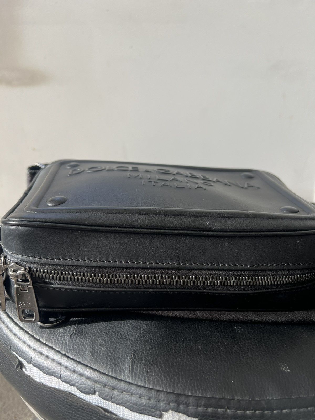 Dolce & Gabbana Dolce & Gabbana Leather Embossed Bag Size ONE SIZE - 9 Thumbnail