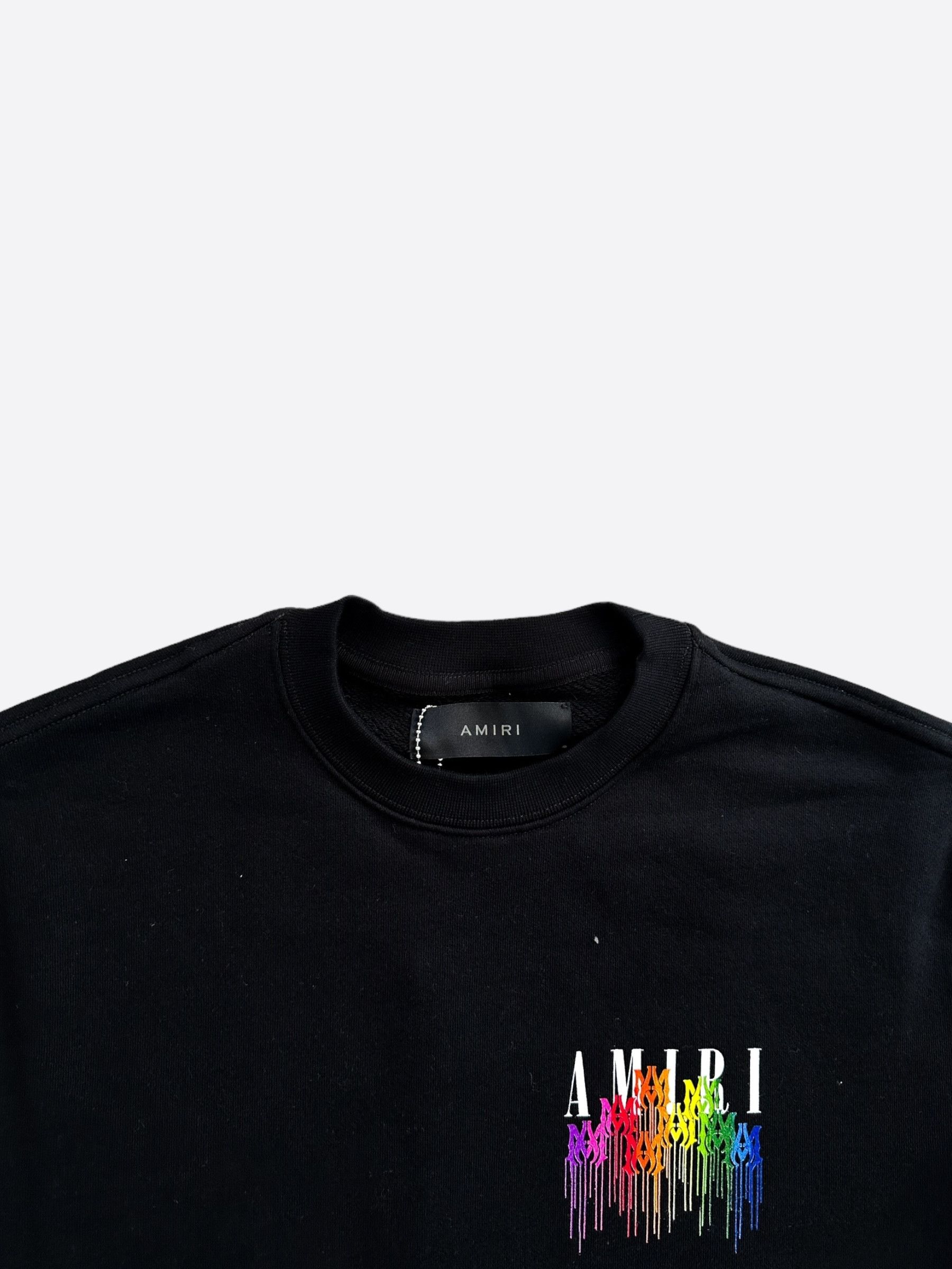 Amiri Amiri Black Multicolor MA Drip Logo Sweater Size US XXL / EU 58 / 5 - 3 Thumbnail