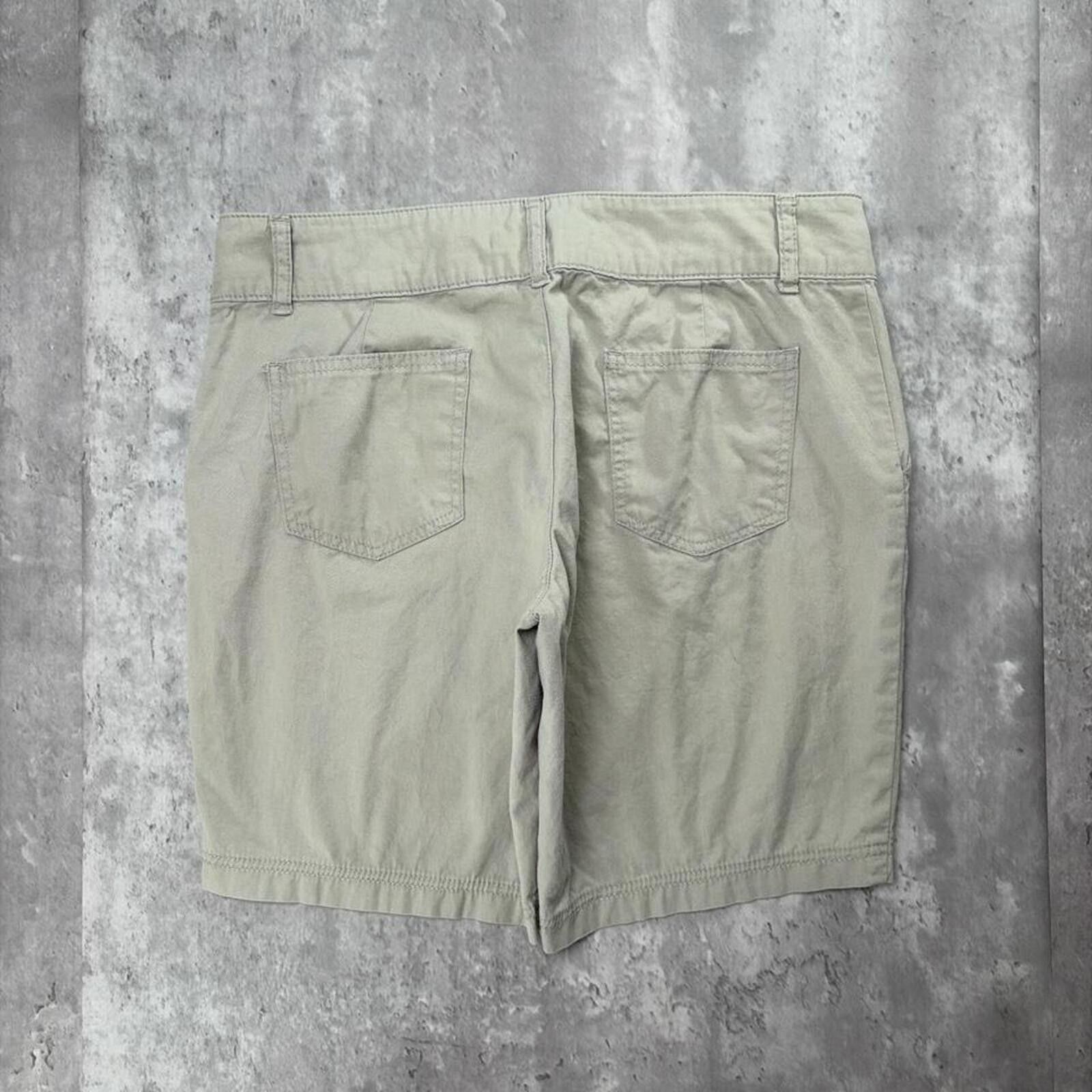 Ocean Pacific Y2K Cream Ocean Pacific Grunge Surf Capri Shorts Size 34" / US 12 / IT 48 - 4 Thumbnail