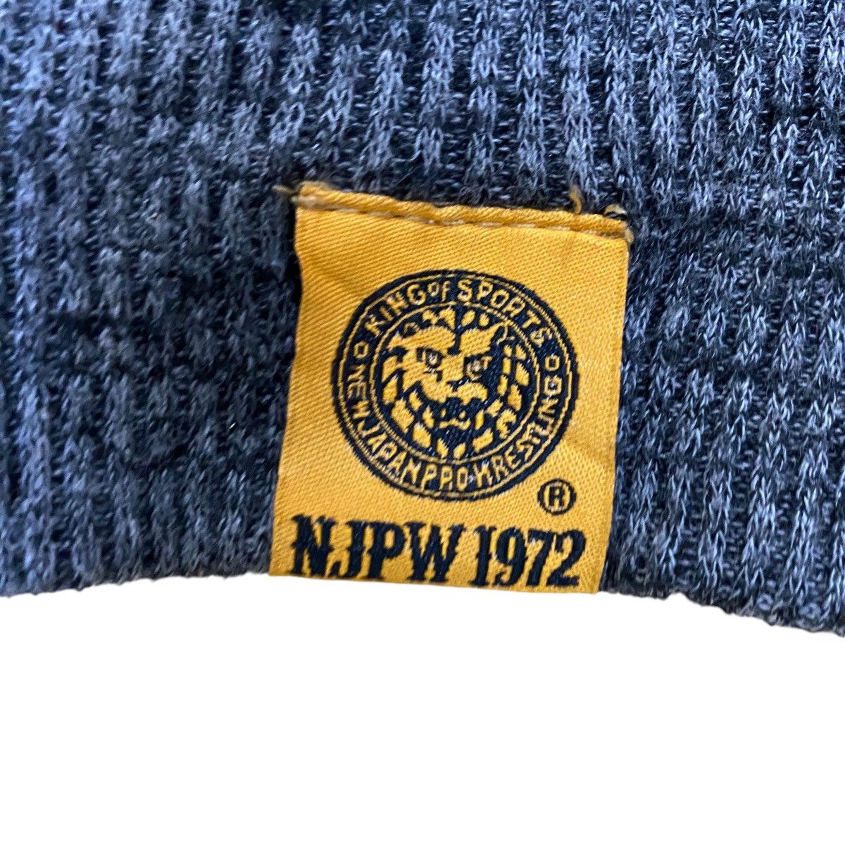 Japanese Brand × Sports Specialties × Vintage New Japan Pro Wrestling Big Logo Zipper Hoodie Size US L / EU 52-54 / 3 - 10 Thumbnail