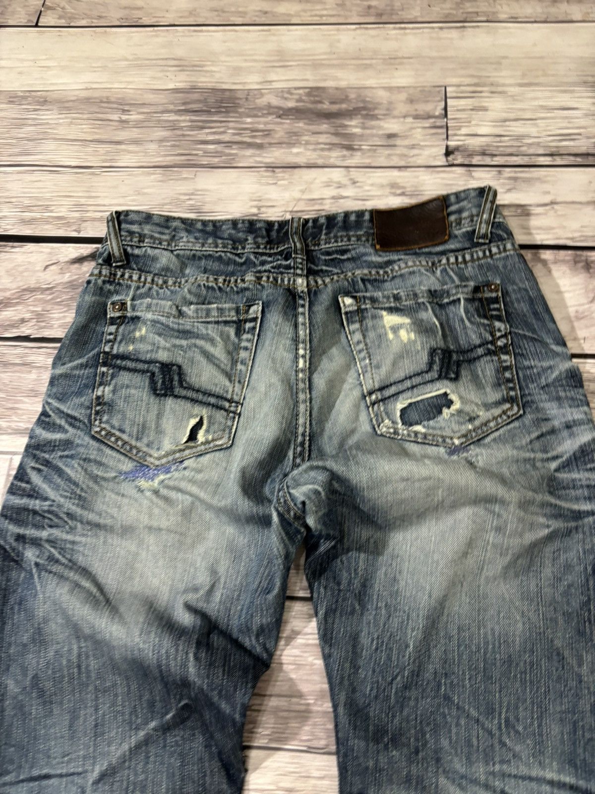 Hysteric Glamour × Japanese Brand 💥 HYSTERIC GLAMOUR BALENCIAGA STYLE JAPANESE JEANS Size US 32 / EU 48 - 3 Thumbnail