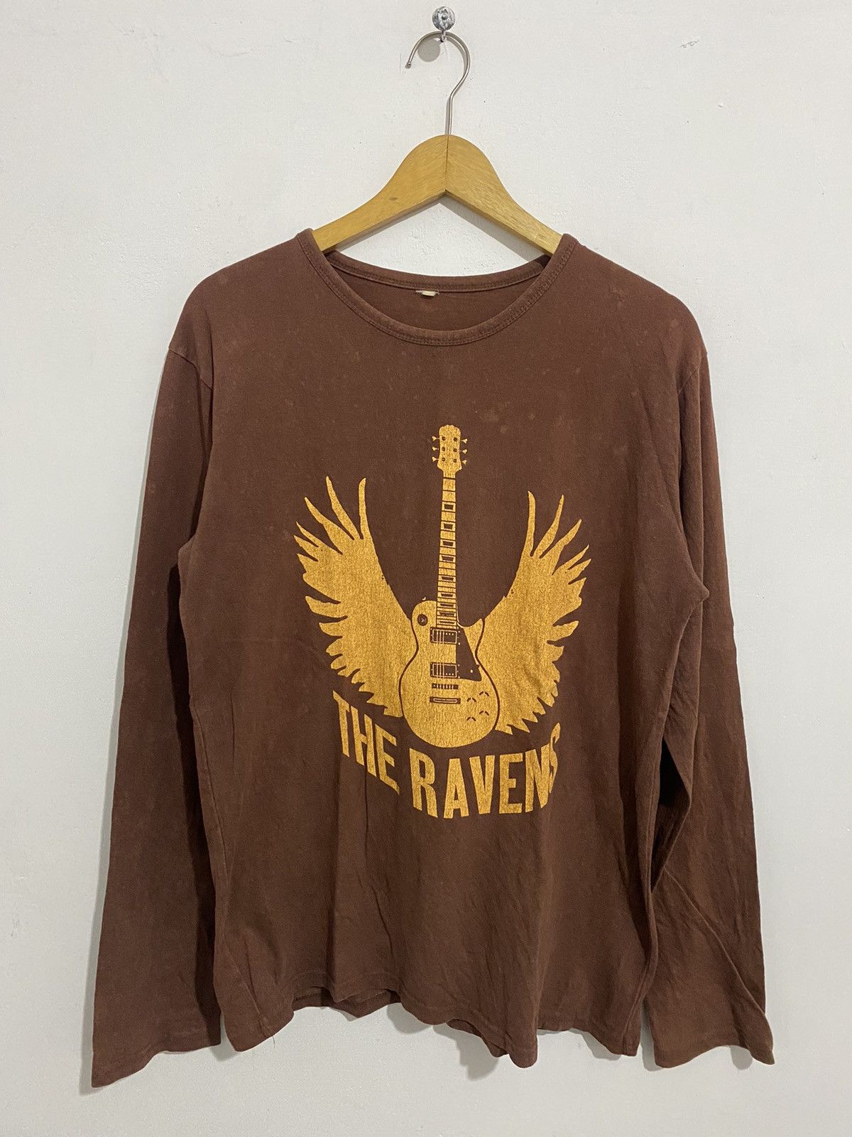 💸BINDINGOFFER💸The Ravens Guitar Sunfaded Longsleeve