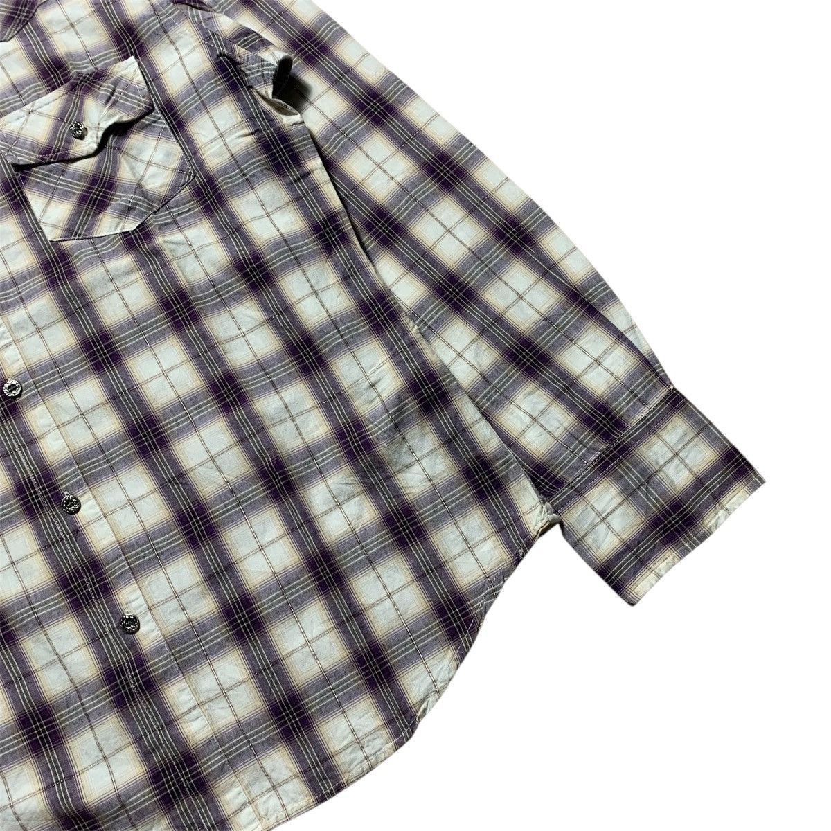Japanese Brand In The Attic Multi Plaid Shirt Poem Crown On Back Size US L / EU 52-54 / 3 - 5 Thumbnail