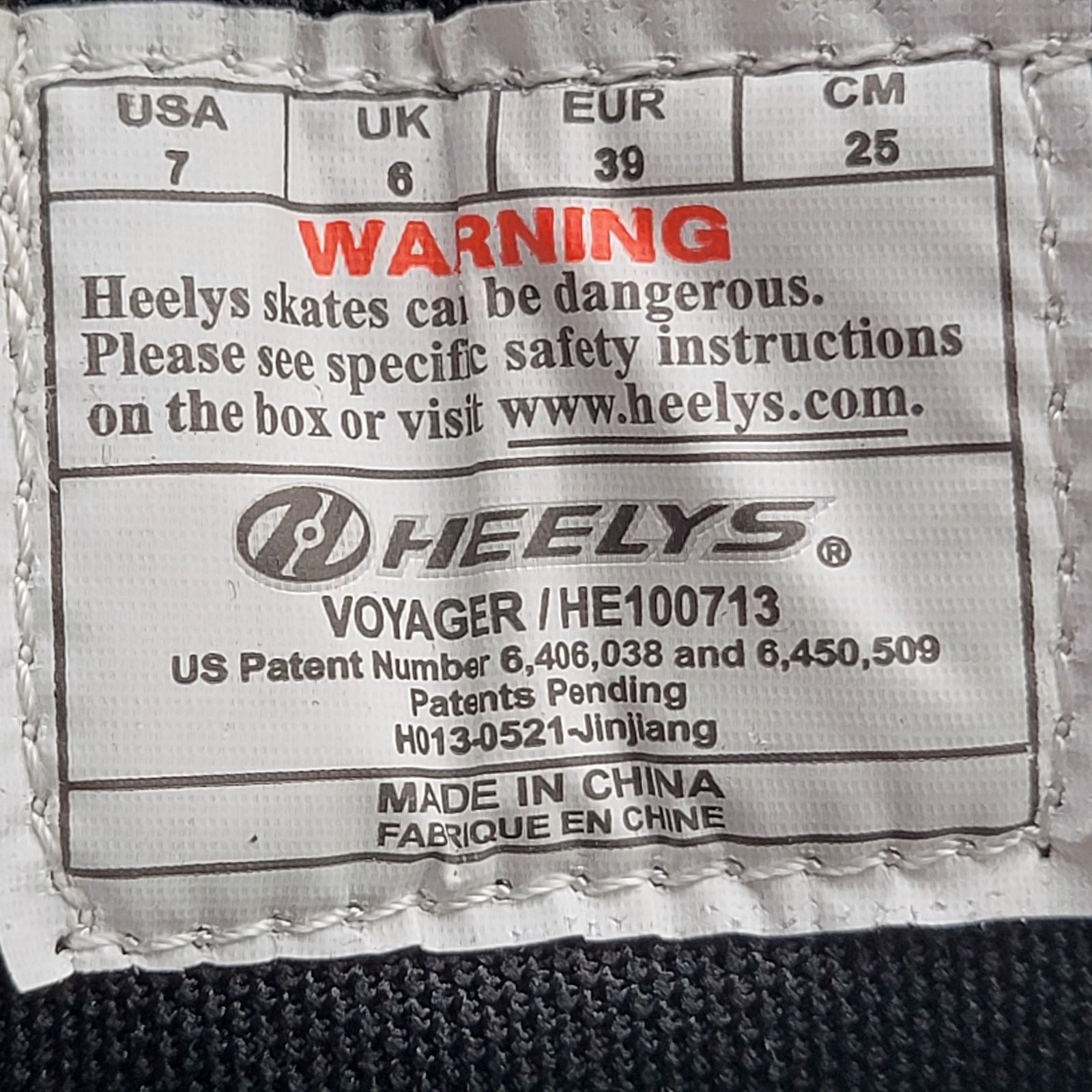 Heelys New Heelys Voyager Black - Size 7M / 8.5W - In Box! Size US 7 / EU 40 - 8 Thumbnail