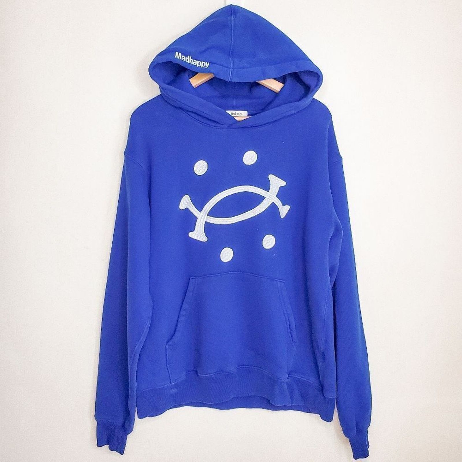 Madhappy Madhappy Royal Blue Buddy Heritage Smiley Hoodie Size S Size US S / EU 44-46 / 1 - 1 Thumbnail