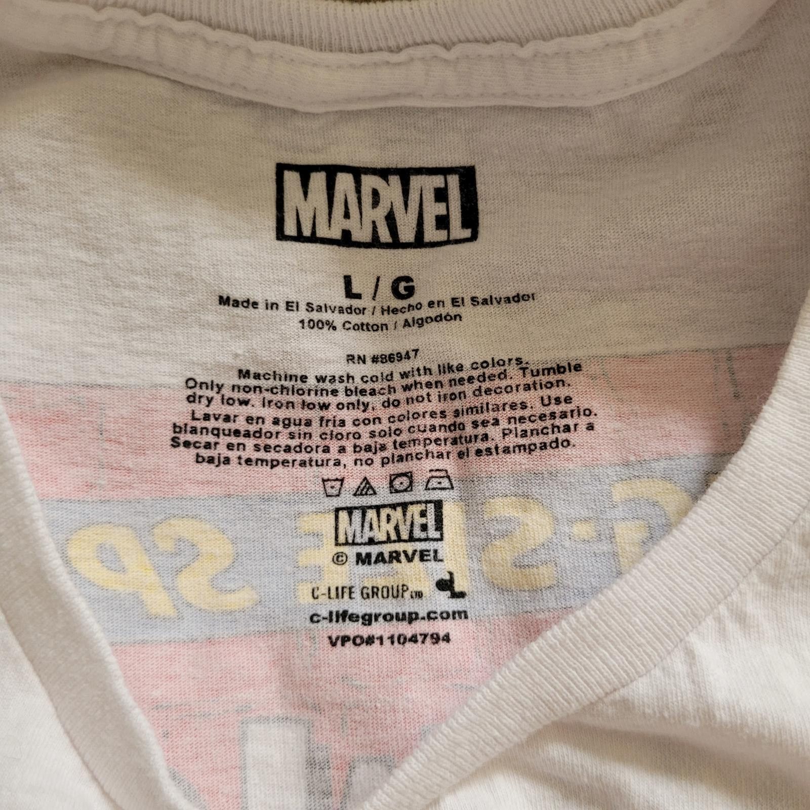 Marvel Comics Marvel Avengers Men's L King-Size Special White Graphic Tee Size US L / EU 52-54 / 3 - 3 Thumbnail