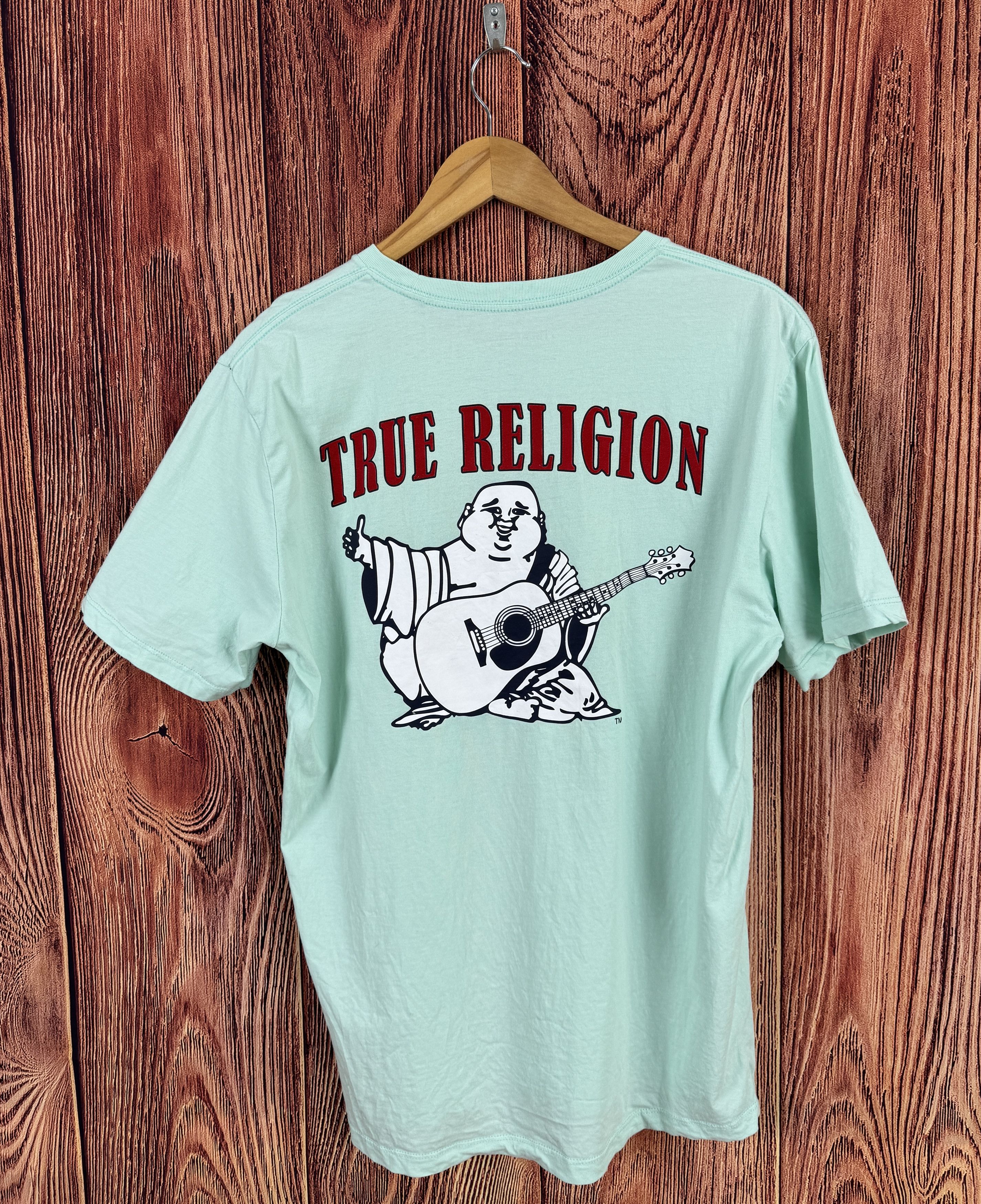True Religion Vintage True Religion Big Buddha Tee Shirt Size US L / EU 52-54 / 3 - 1 Thumbnail