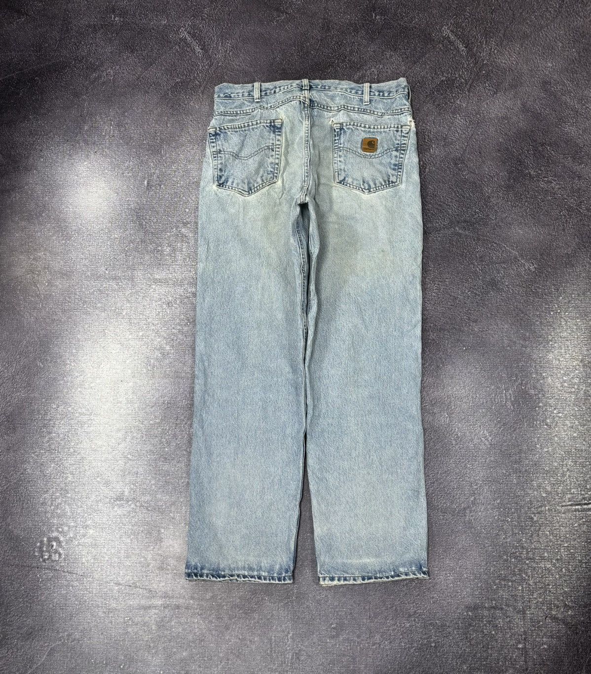 Carhartt Vintage Carhartt USA Straight Fit Light Blue Denim Jeans Size US 36 / EU 52 - 1 Thumbnail