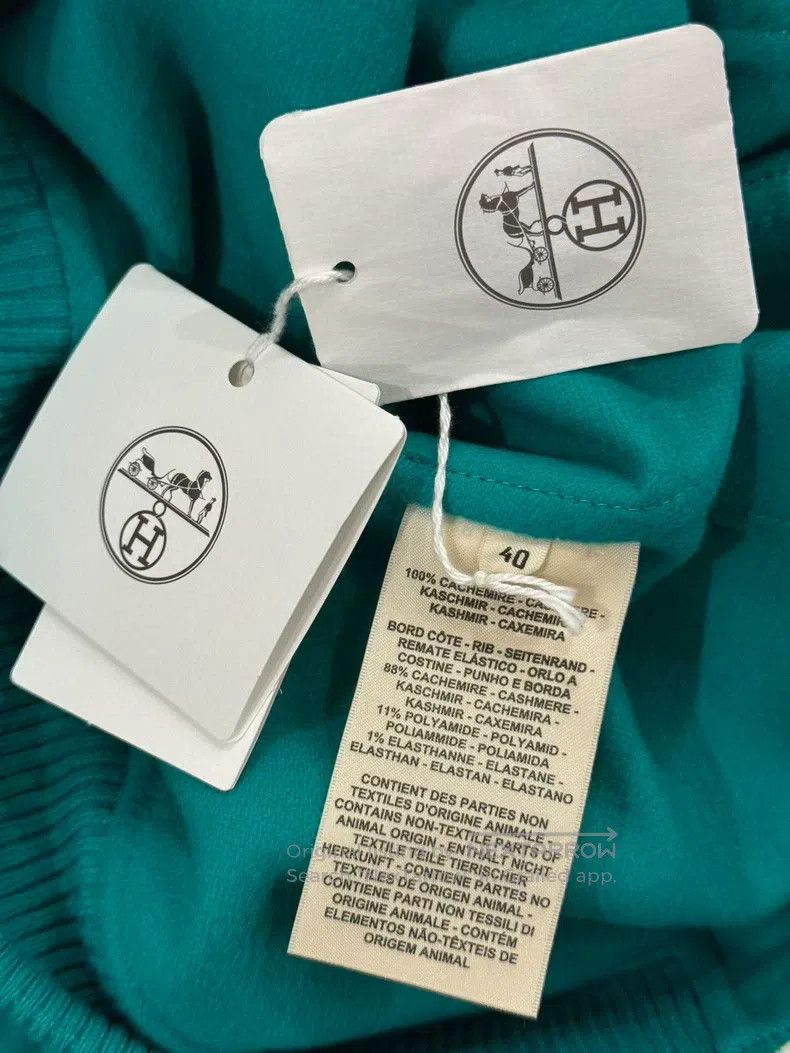Hermes Hermes Thai Blue Cashmere Pilot Jacket Size S / US 4 / IT 40 - 3 Thumbnail