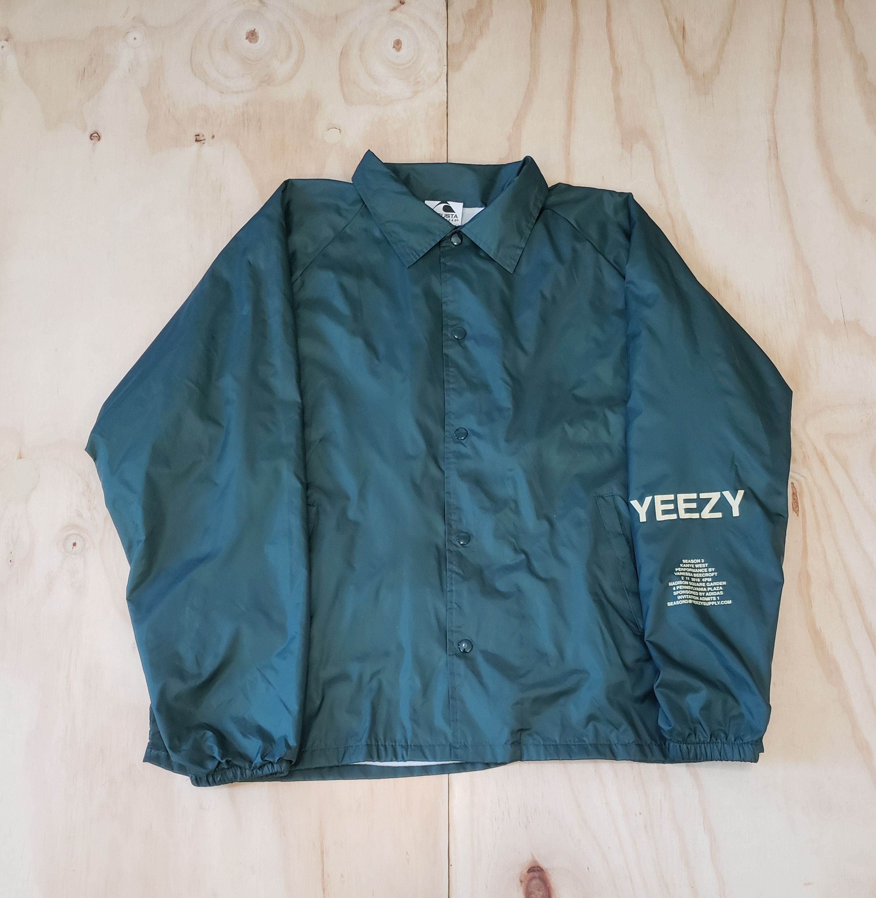 Yeezy WB-01 No Print Windbreaker Dark Grey - FW24 - US
