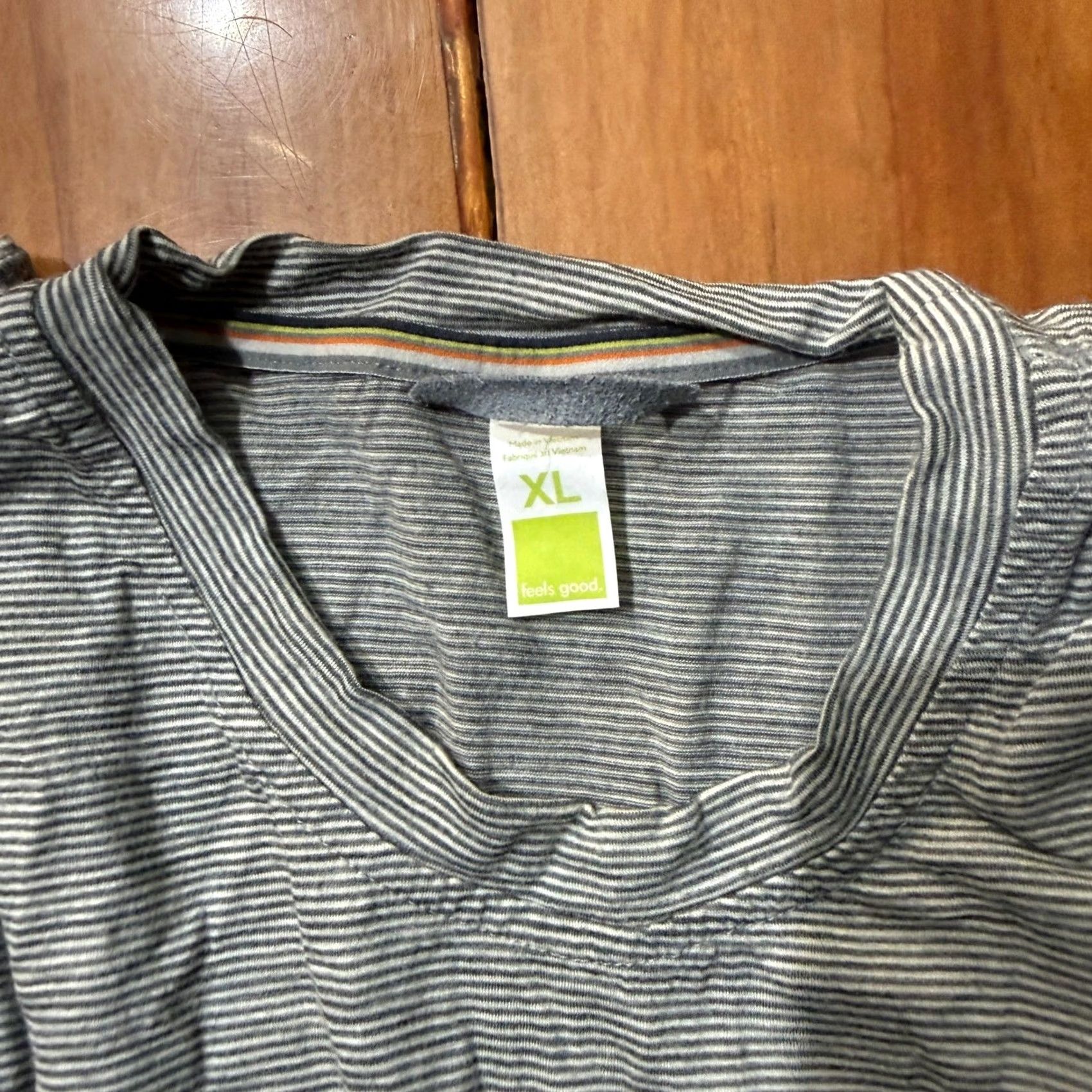Smartwool SmartWool Shirt Mens XL Gray Men Striped Knit Merino Crew neck Long Sleeve CC27 Size US XL / EU 56 / 4 - 3 Thumbnail