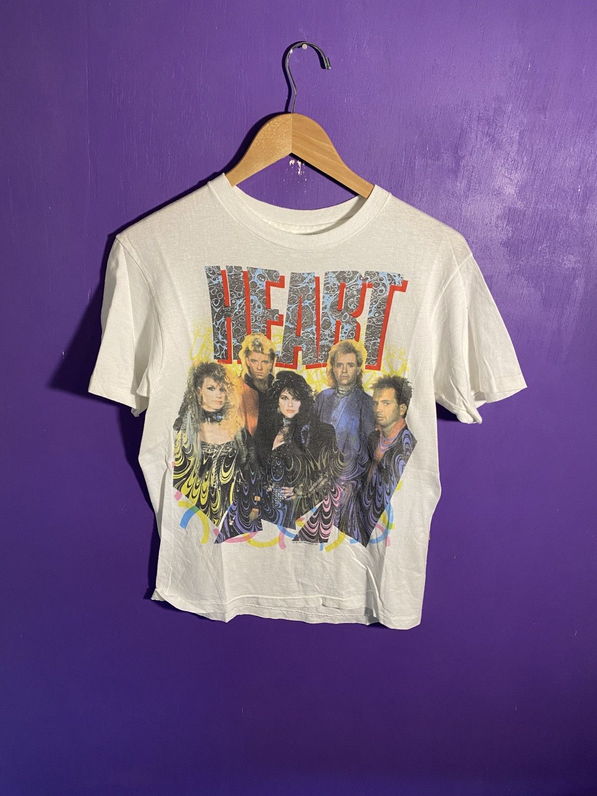 Band Tees × Vintage Vintage 85/86 HEART world tour t-shirt Size US M / EU 48-50 / 2 - 1 Thumbnail