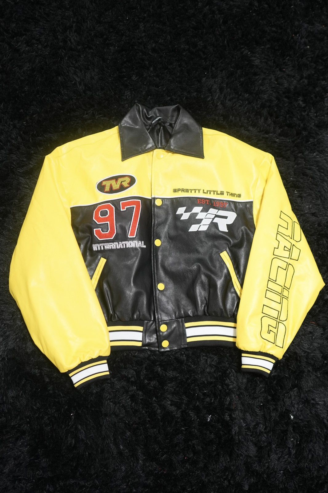PrettyLittleThing Pretty Little Thing Racing Jacket Size S / US 4 / IT 40 - 1 Thumbnail