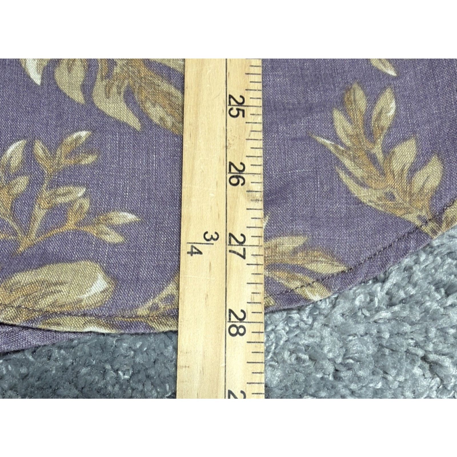 Celio Celio 100% Linen Shirt Men's M Floral Button Up Purple Beach Size US M / EU 48-50 / 2 - 4 Thumbnail